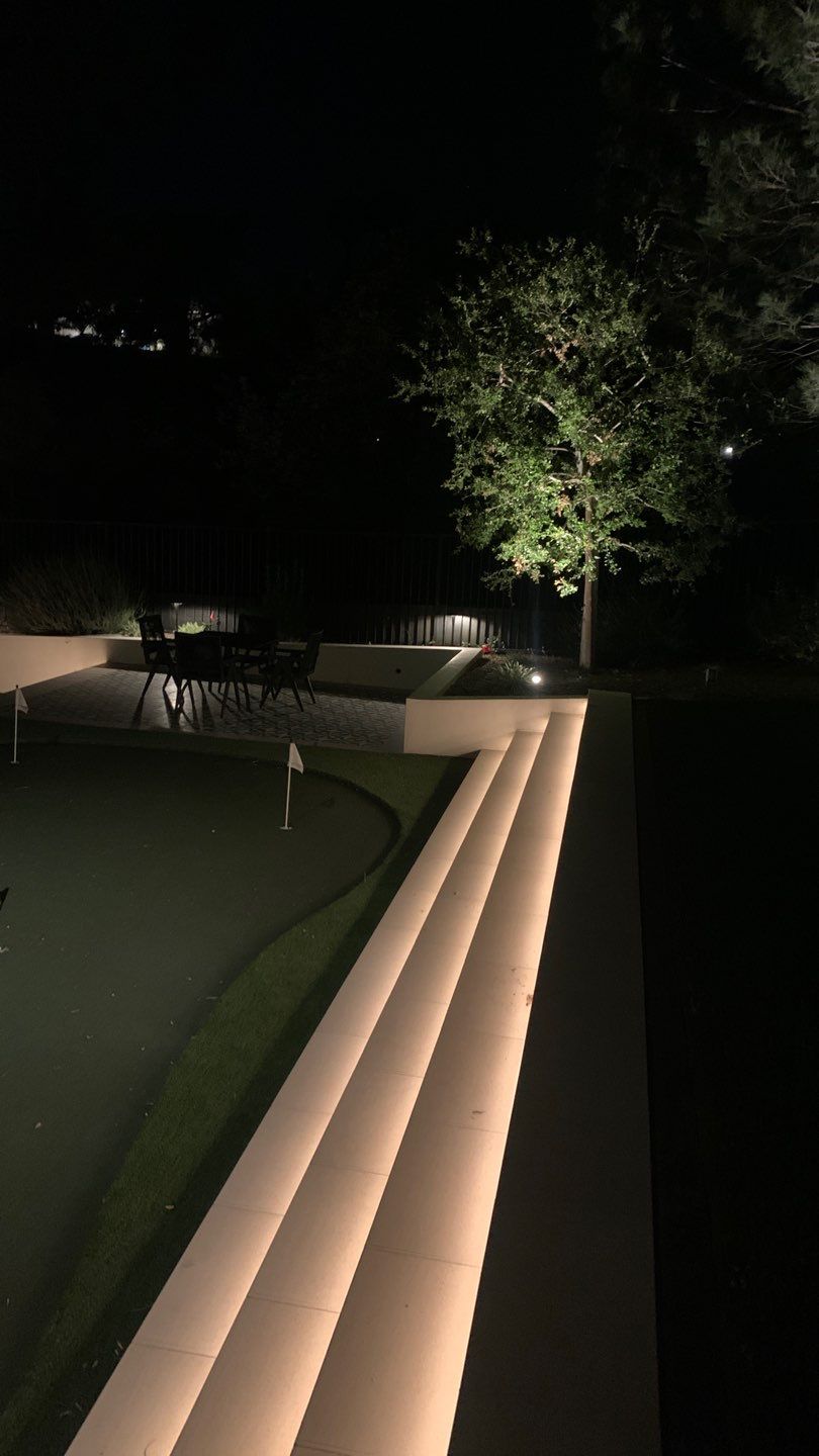 Lutron HomeWorks Integration and Landscape Lighting in Westlake Village by Outdoor Lights + Shades