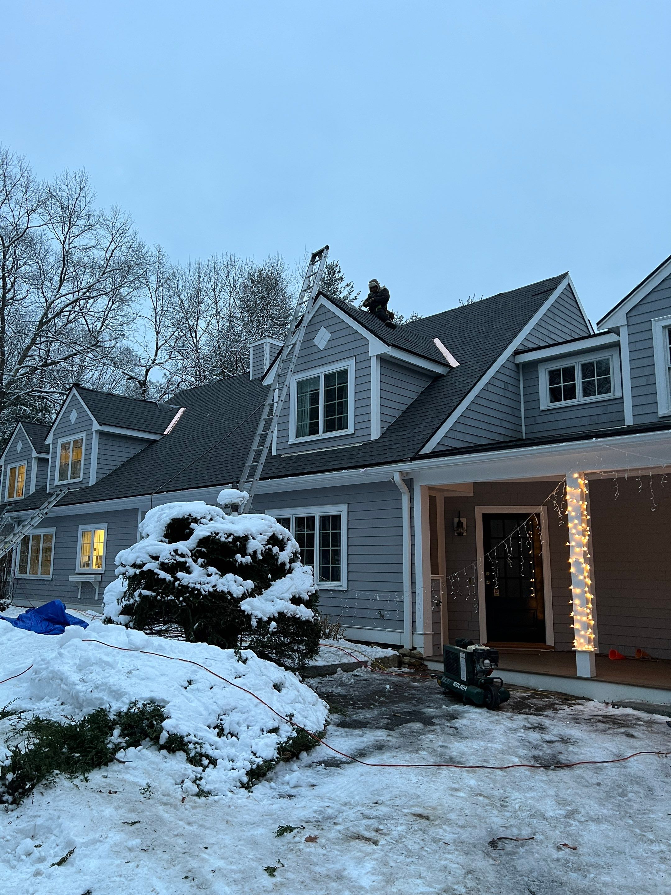 Carlisle Roofing Installation using Owens Corning Shingles and Copper by Mighty Dog Roofing of Greater Middlesex County