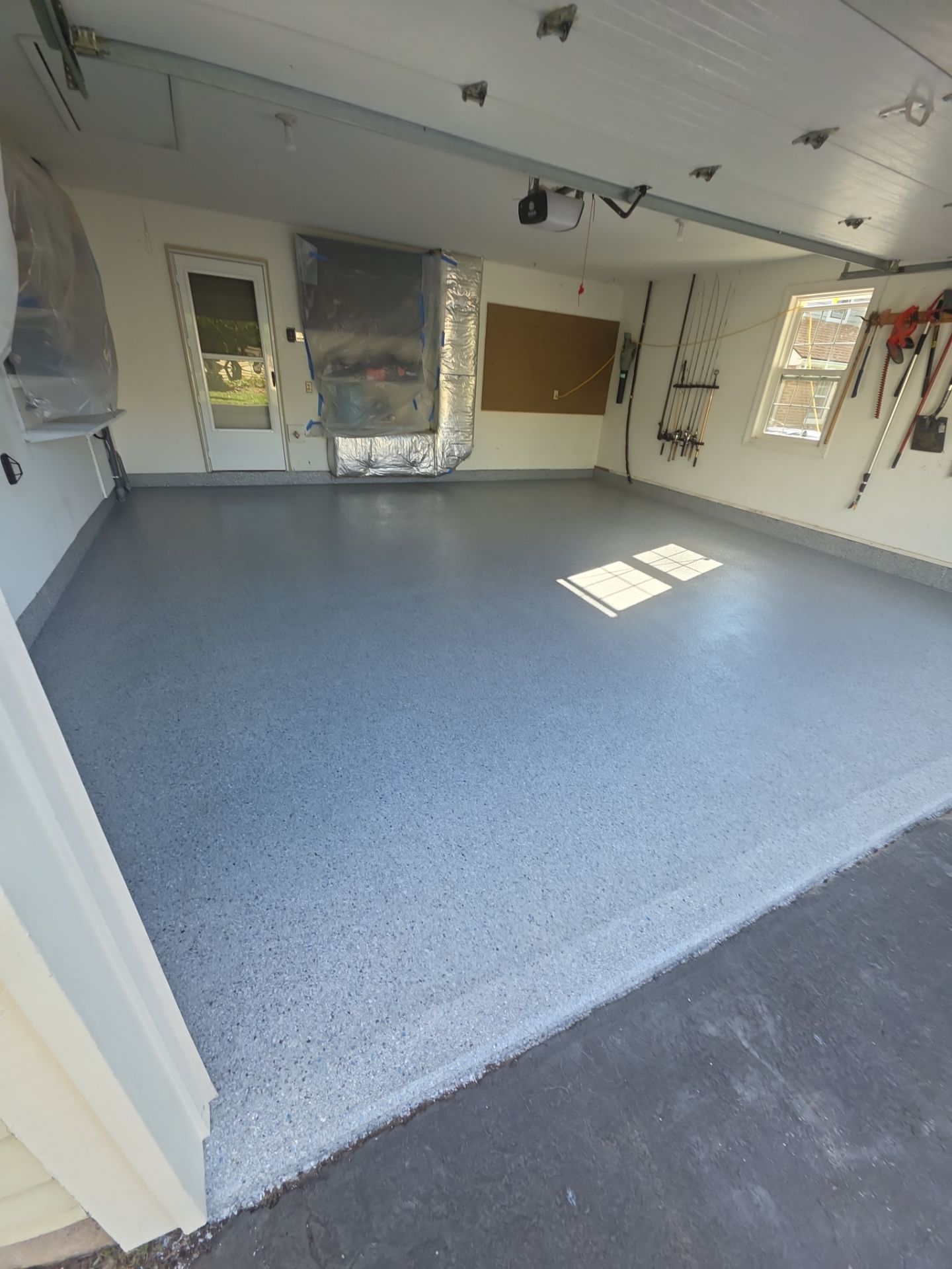 Vintage Zircon Garage Coating by NG Masonry & Construction LLC