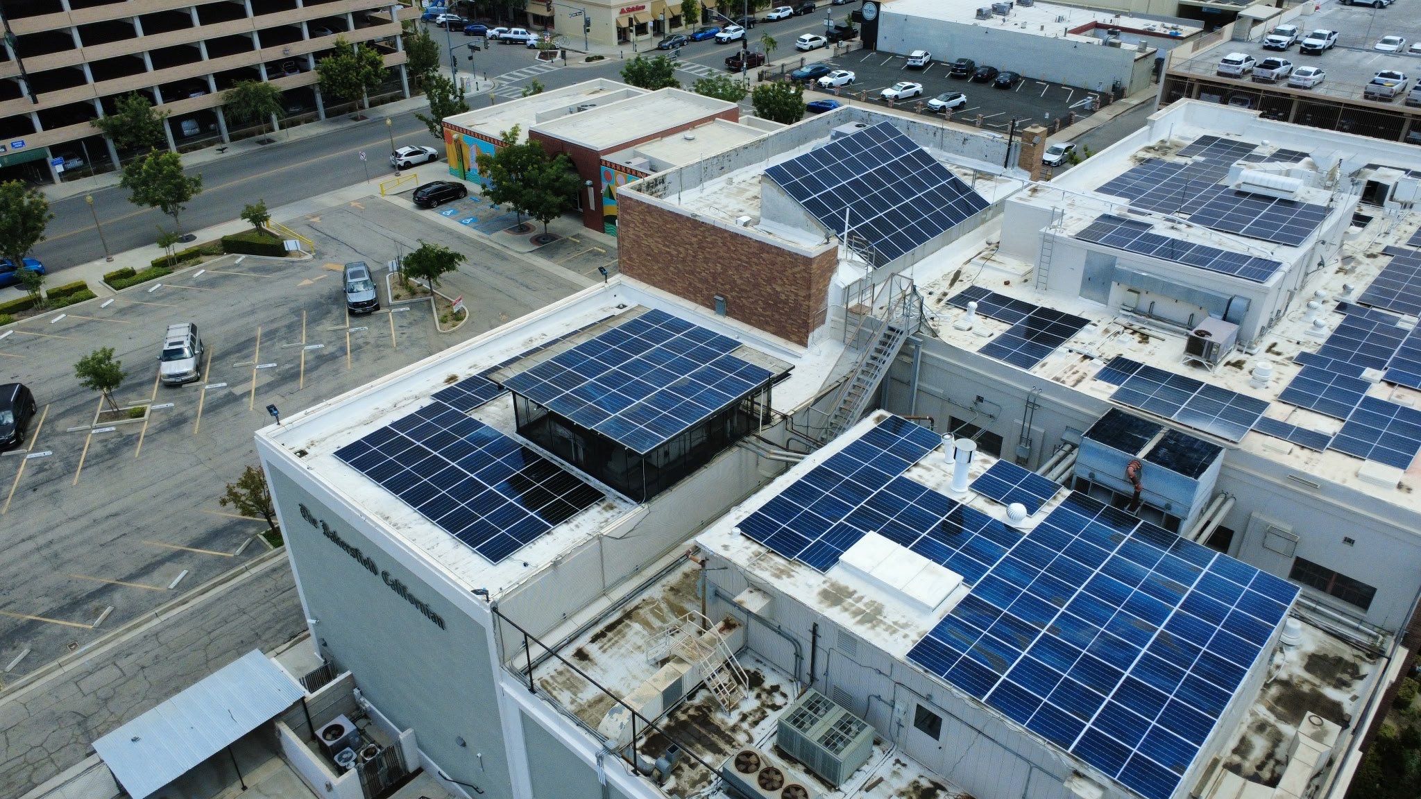 Commercial Solar Panel Cleaning by Palm Coast Solar Cleaning