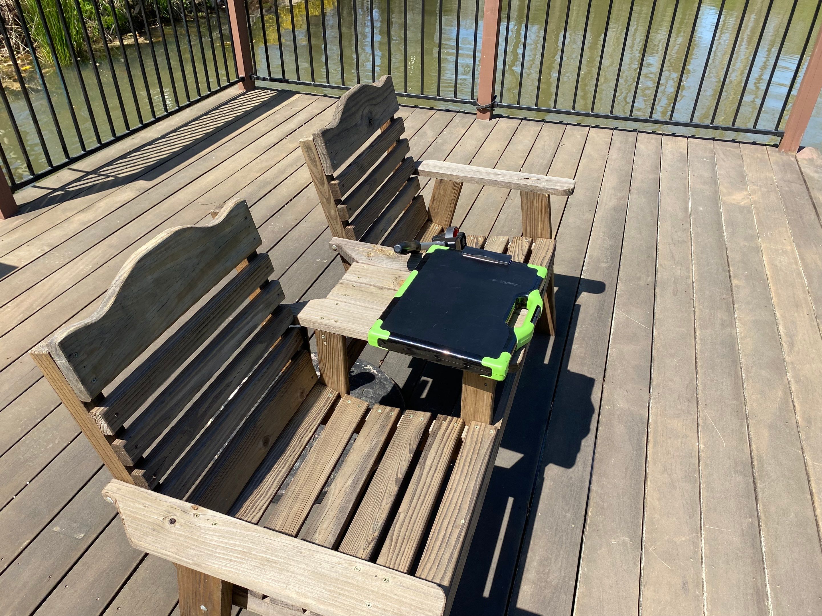 Dock using Wood Sealant by DuraSeal