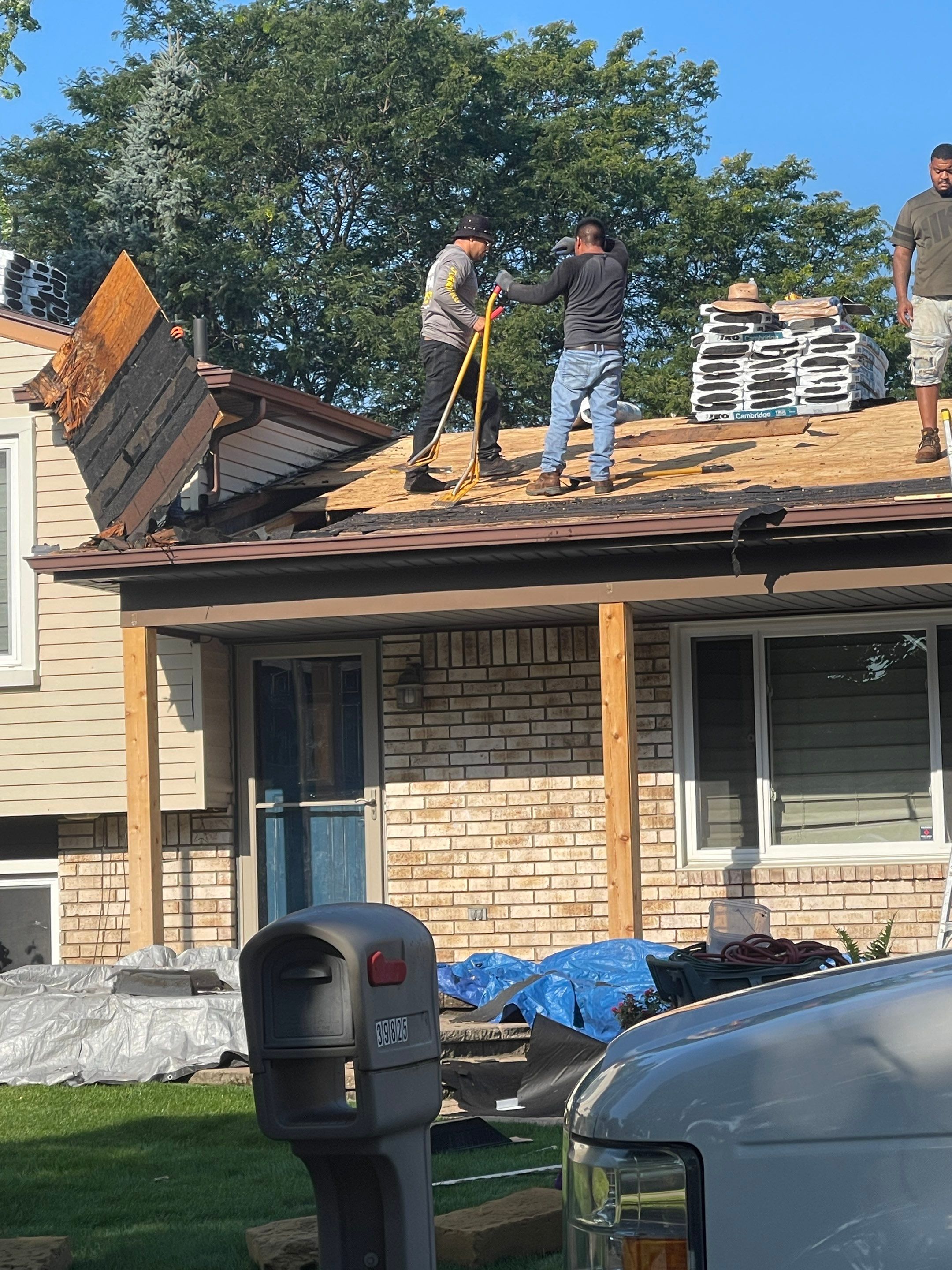 Residential Roofing Installation using IKO DYNASTY - Granite Black by JNR Roofing LLC