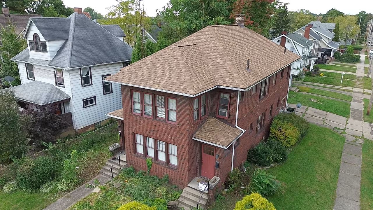 ATLAS PINNACLE COLOR: MORNING HARVEST DRIP EDGE: MUSKET BROWN by Eagle Eye Roofing
