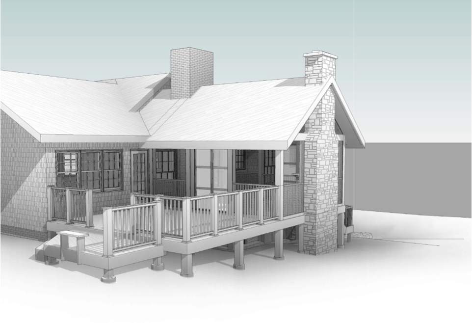 Burntleaf - Screen Porch by Pillar and Pine