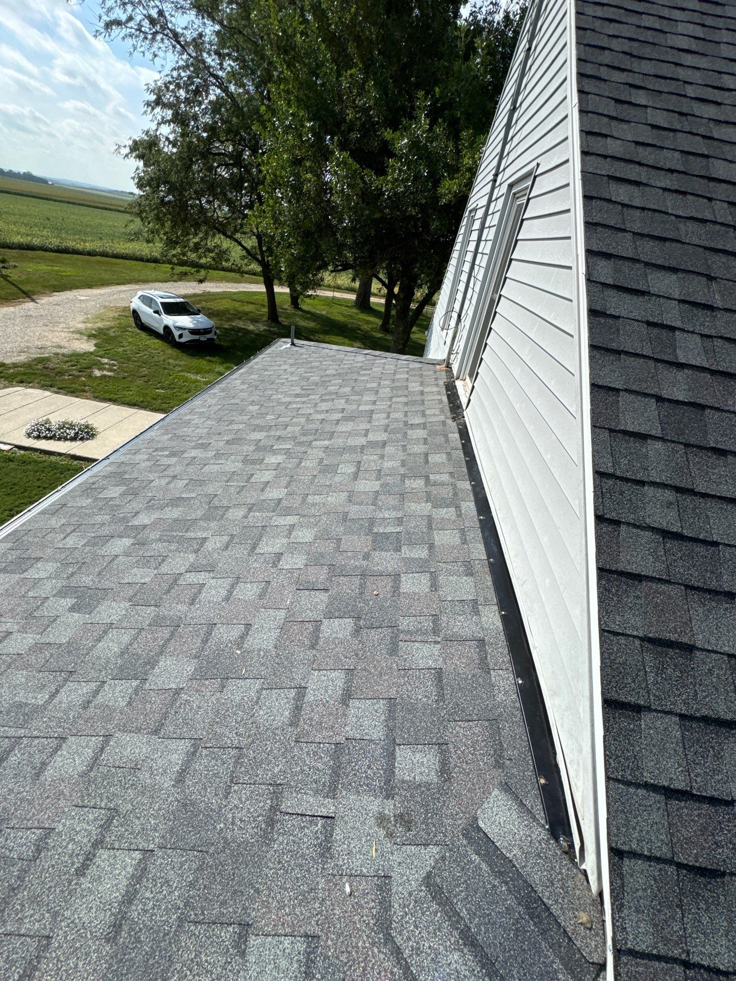 Architectural Shingle Roof Replacement in Beemer, NE by Crows Roofing LLC