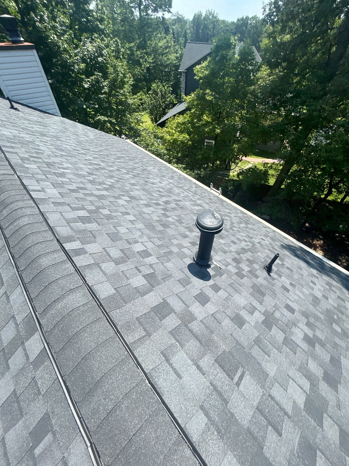Lorton: Residential Roof with CertainTeed Landmark Pro in Max Def Moire Black by RM Banning, Inc.