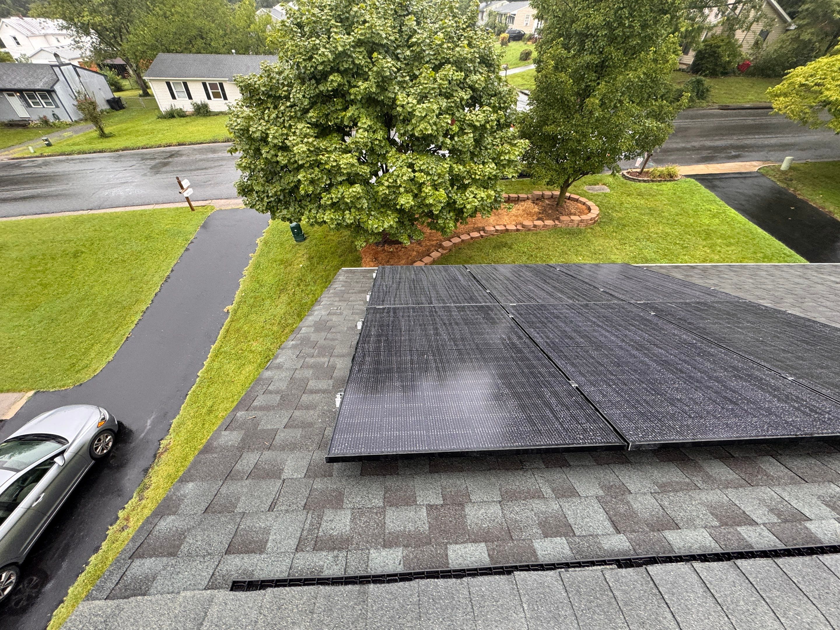 Project in Roanoke by Trident Solar