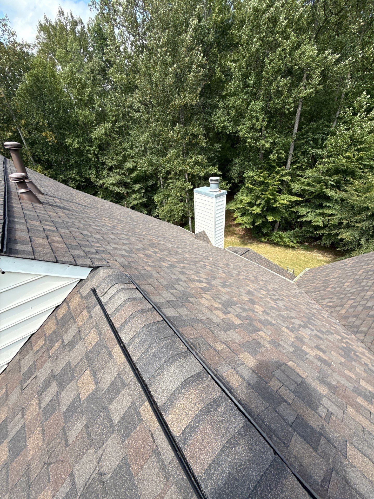 Fairfax station: Residential Roof with CertainTeed Landmark Pro in Max Def Shenandoah  by RM Banning, Inc.