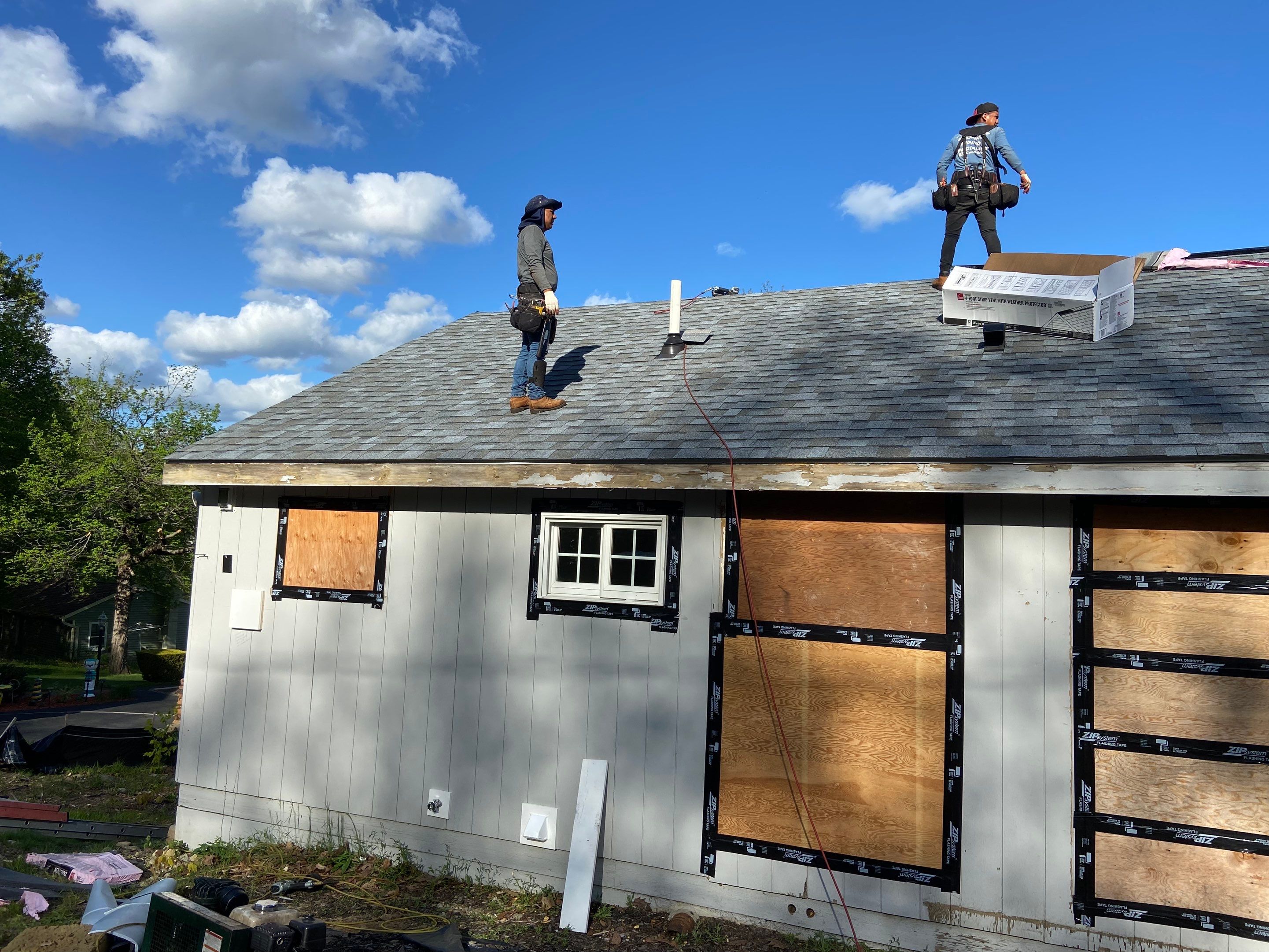 Residential Roofing Installation using Owens Corning TruDefinition by Sensible Home Solutions