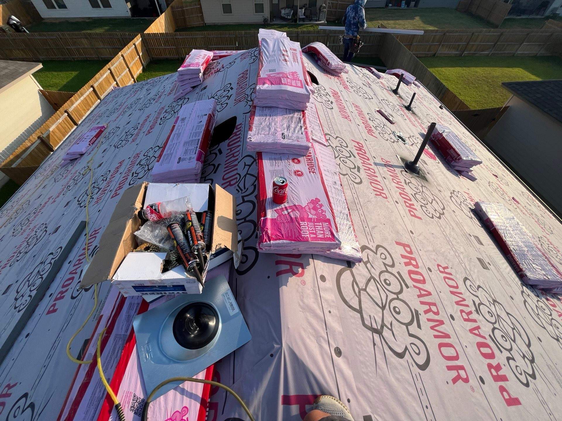 Residential Roofing Installation using Owens Corning Oakridge by Kstylez Roofing & Construction