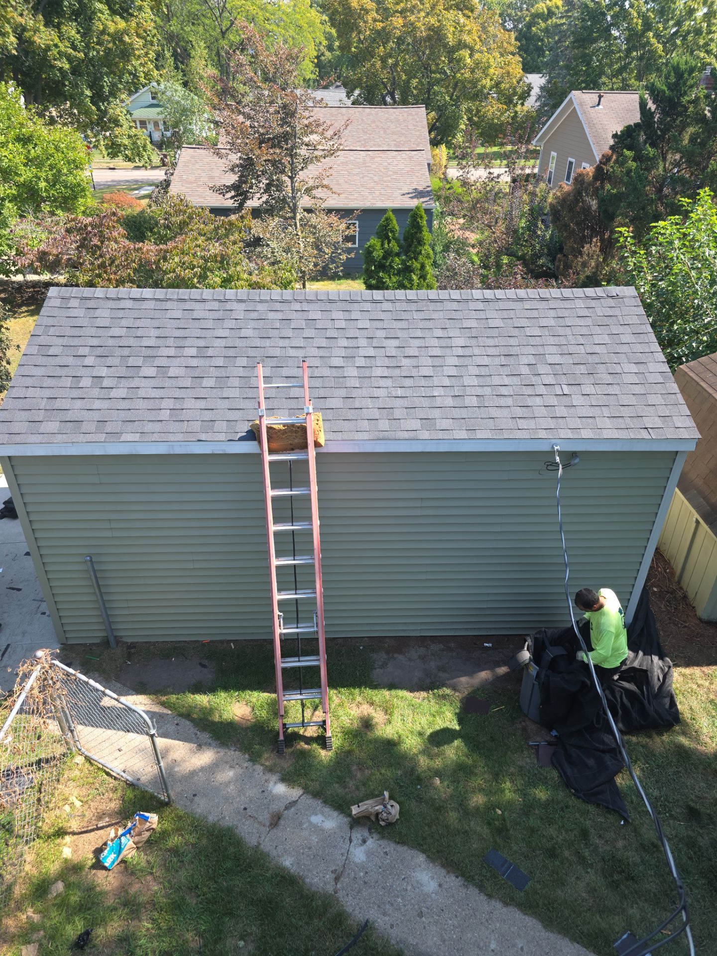 New Roof for House and Detached Garage! by 42 North Construction, LLC.