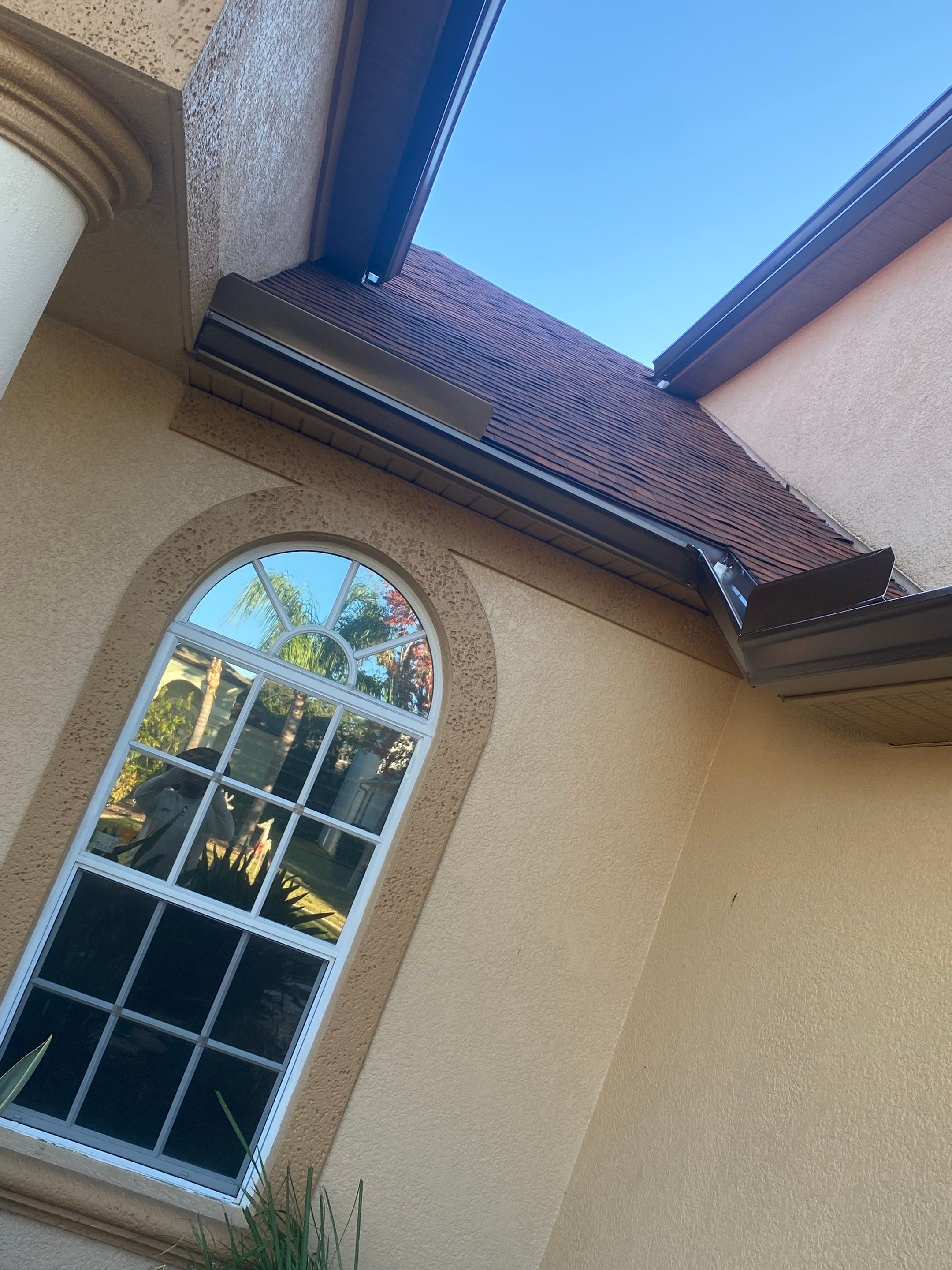 6 Inch Seamless Gutters using Copper Gutters in Wesley Chapel FL by Gutter Professors
