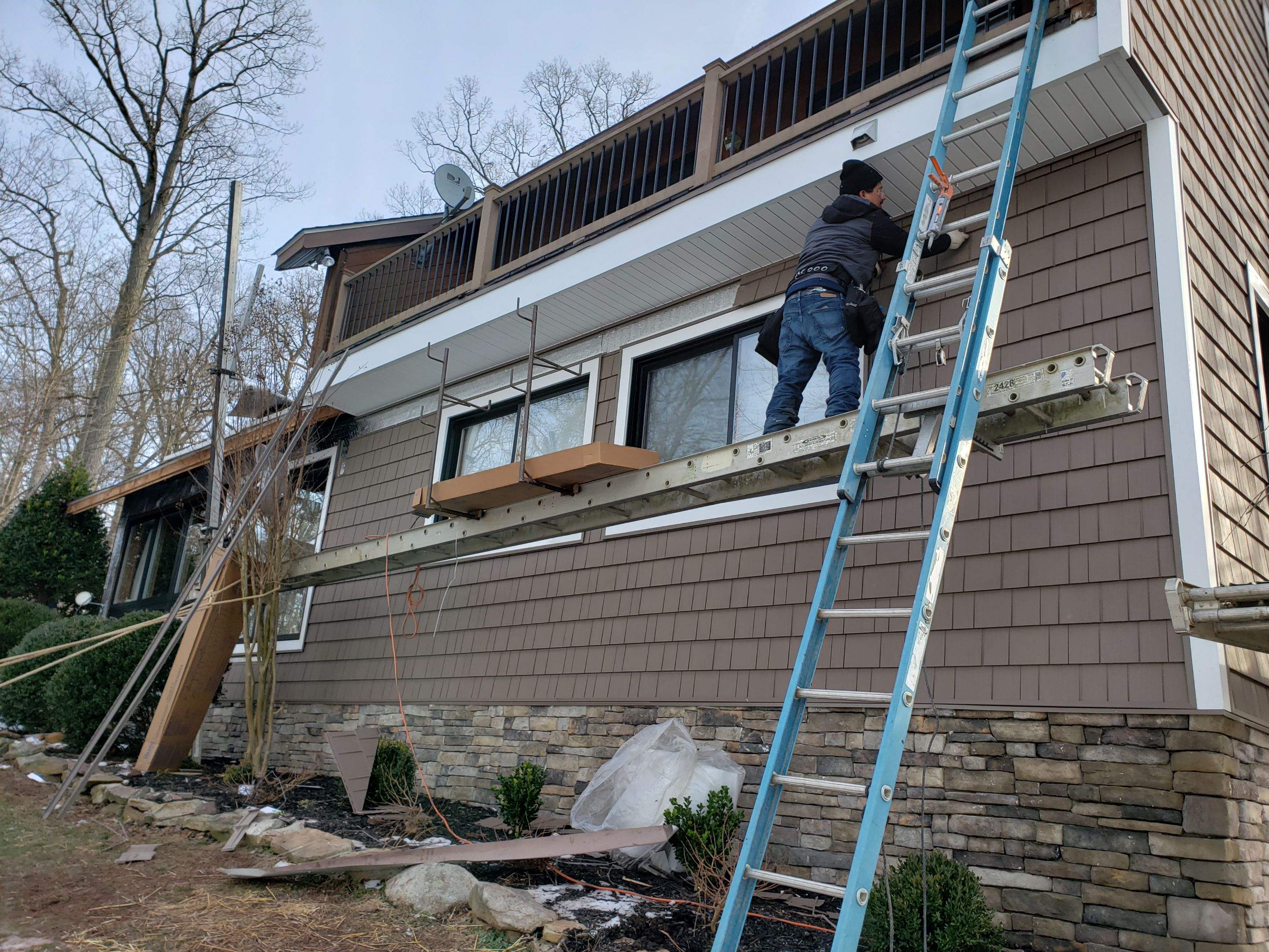 Roof, Siding, Soffit, Trim, and Gutter replacement by American Home Contractors