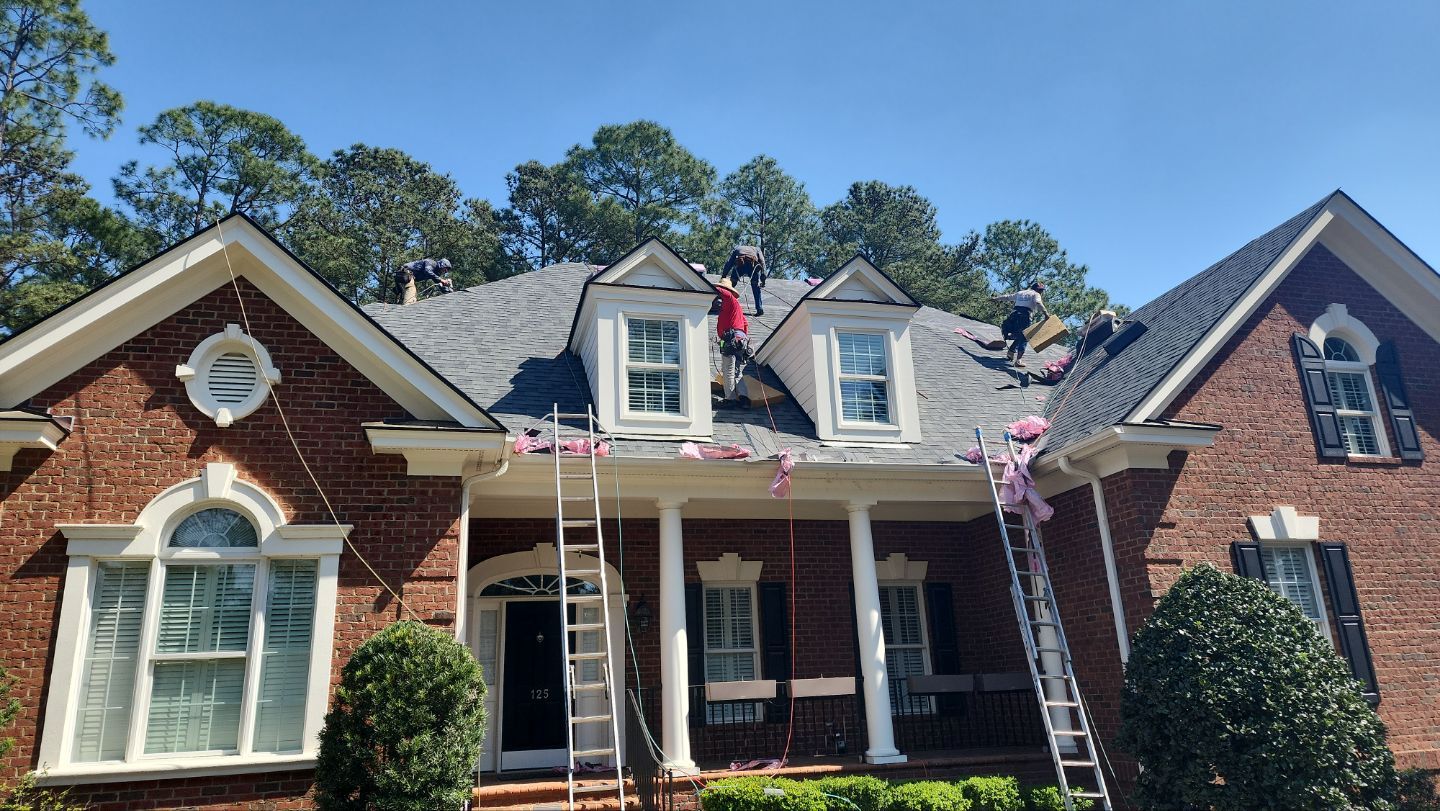 Residential Roofing Installation using Owens Corning Duration Estate Gray by Indigo State Roofing