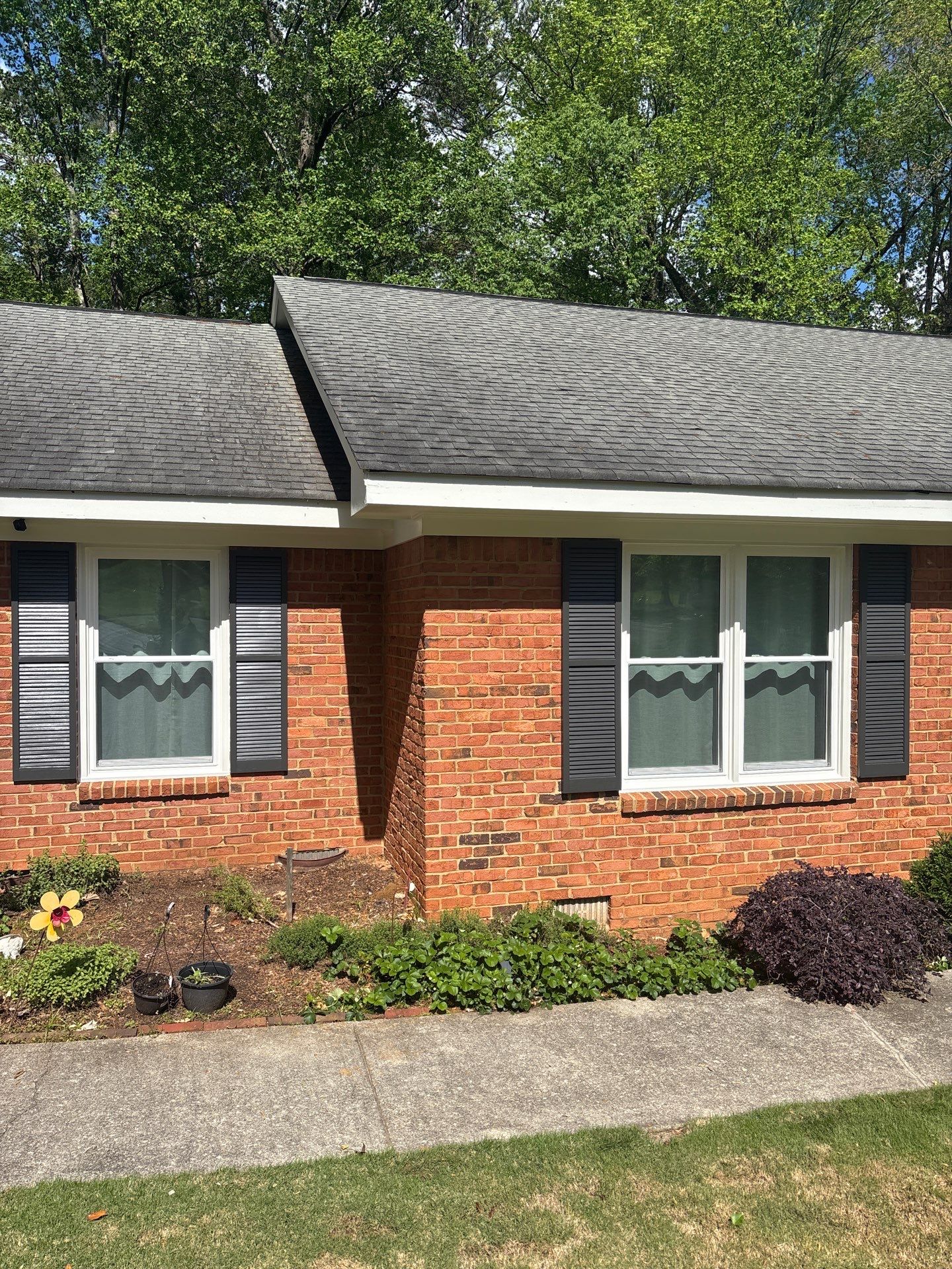 Gable Siding and Rotten Wood Replacements in Atlanta, GA with New Door and Window Installs by Nelson Exteriors 