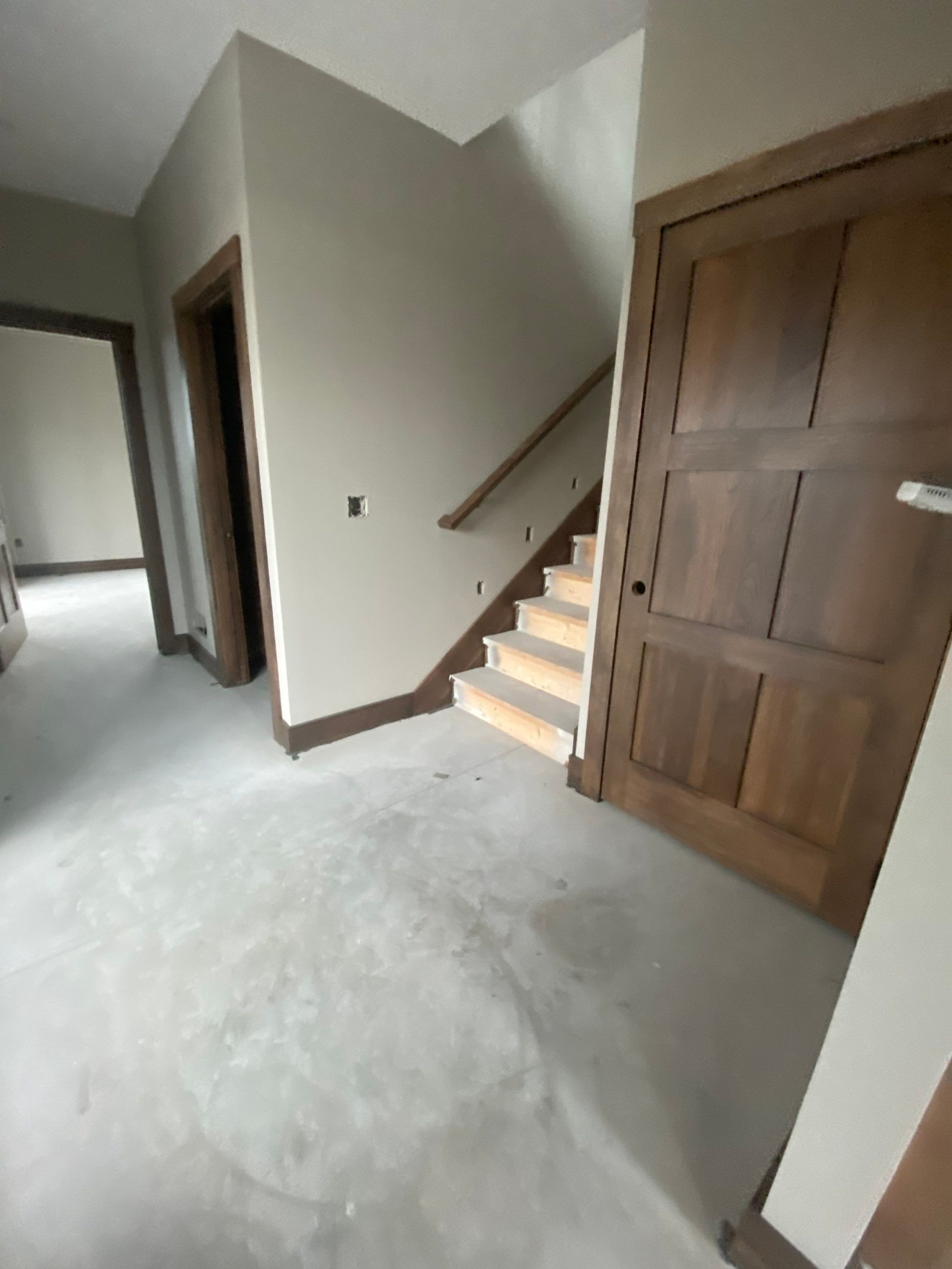 Interior Painting and Staining of Custom Home by Midwest Paint LLC
