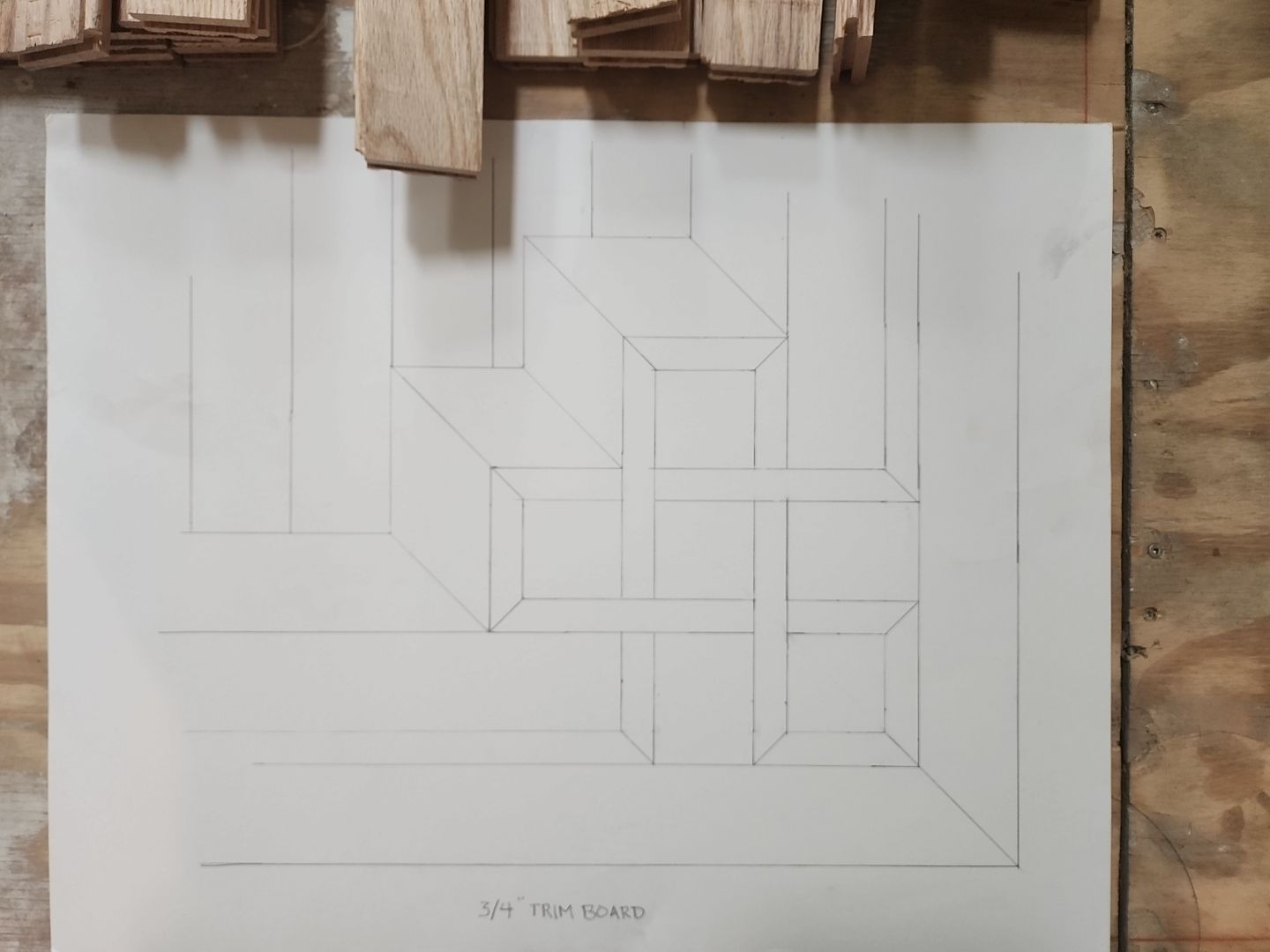 Ann Arbor Elegance: Red Oak and Walnut Living Room Masterpiece by Ann Arbor Hardwoods