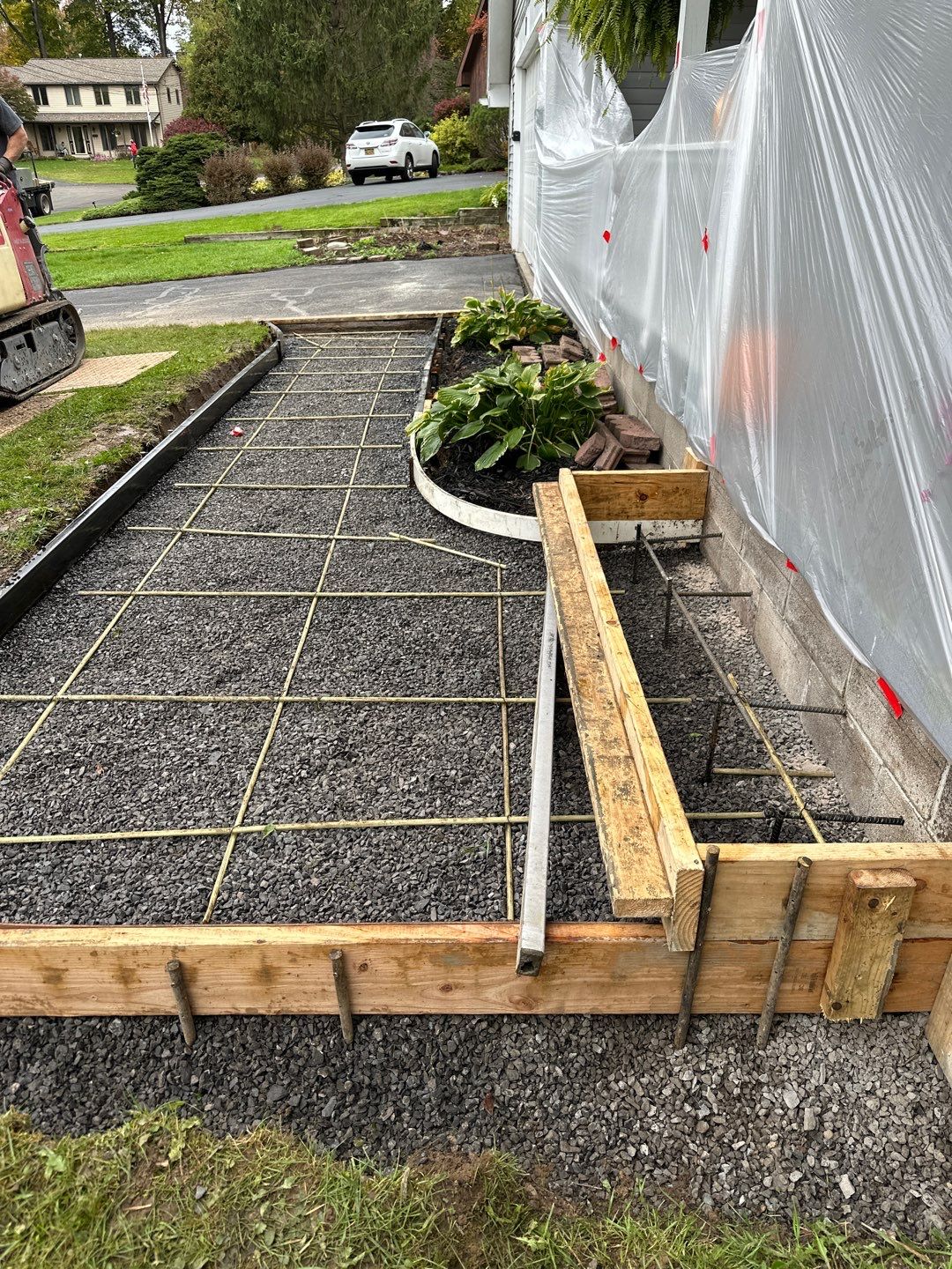 Broom Finish Walkway  by NG Masonry & Construction LLC