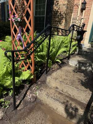 Traditional S-Scroll Railings – Residential Exterior – Gaithersburg, MD