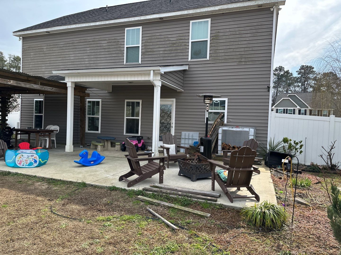 Build porch by American Roofing NC