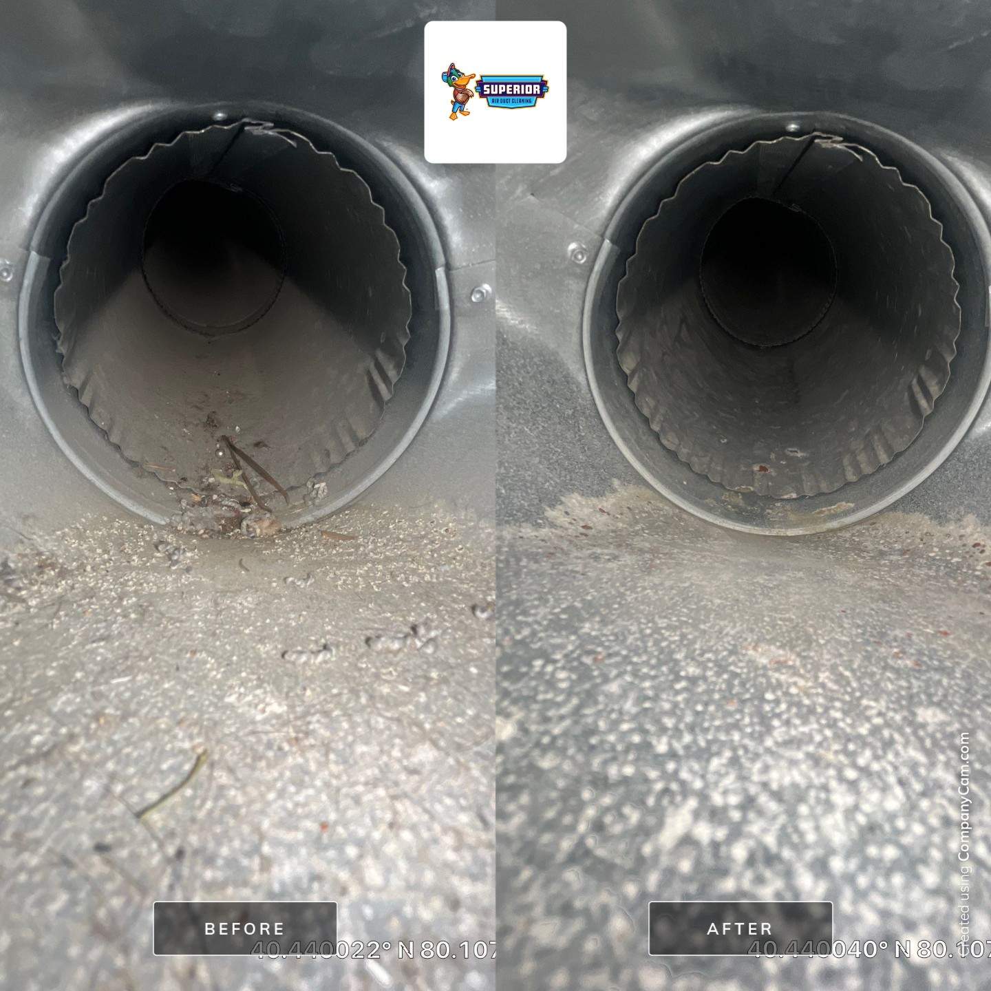 Air Duct Cleaning With a Vacuum Truck in Pittsburgh, PA by Superior Air Duct Cleaning
