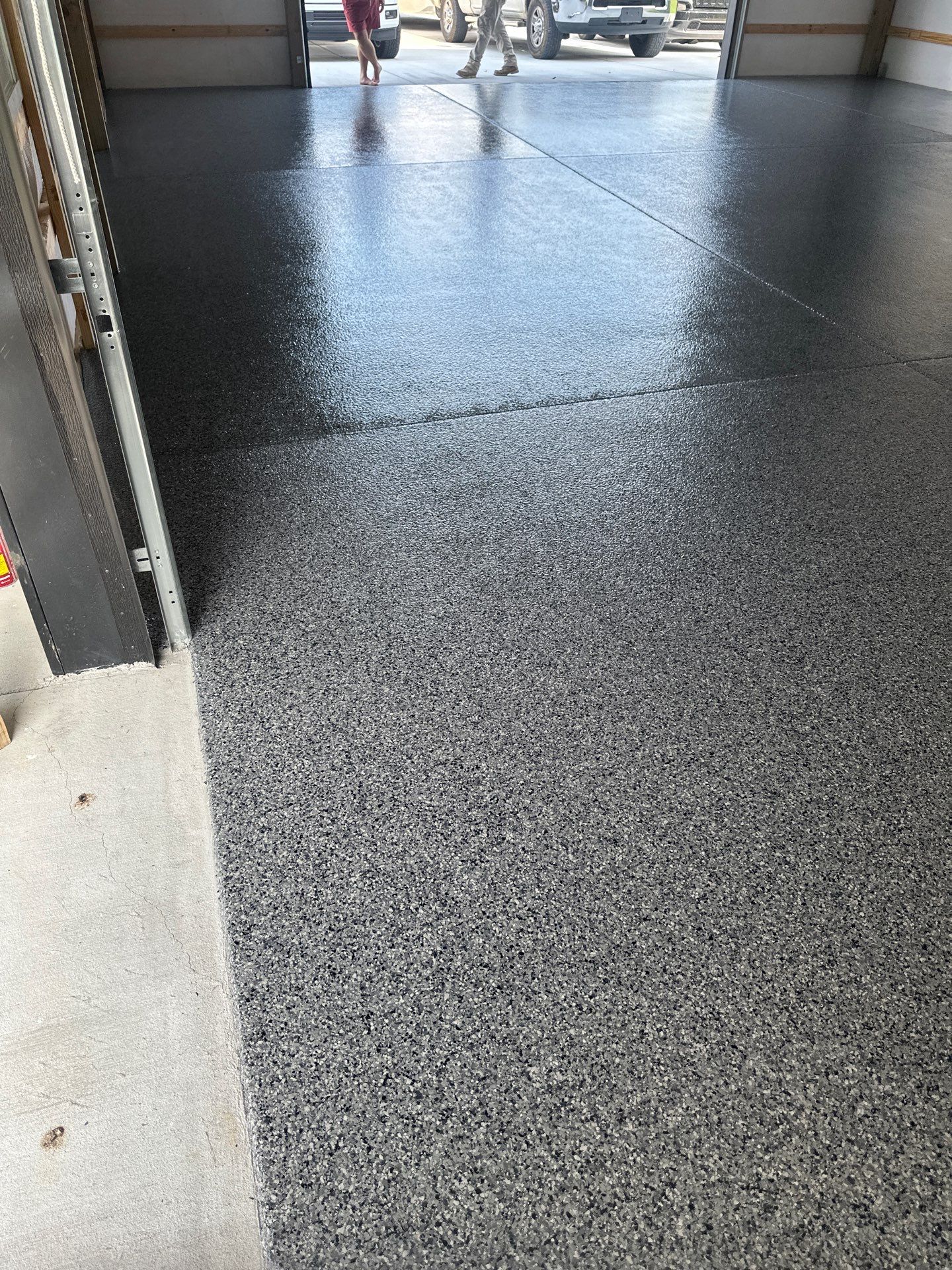 Garage Floor Coating using Nightfall by My Garage Floor Guys
