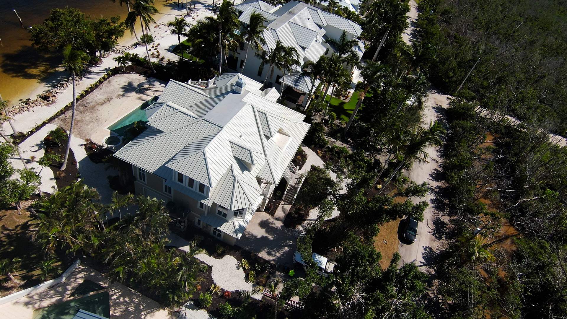 Sanibel Island Standing Seam Roof Replacement by Four Peaks Roofing