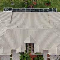 24ga 1.5" Mechanical Seam Sierra Tan by Total Roofing System The Metal Roof Experts