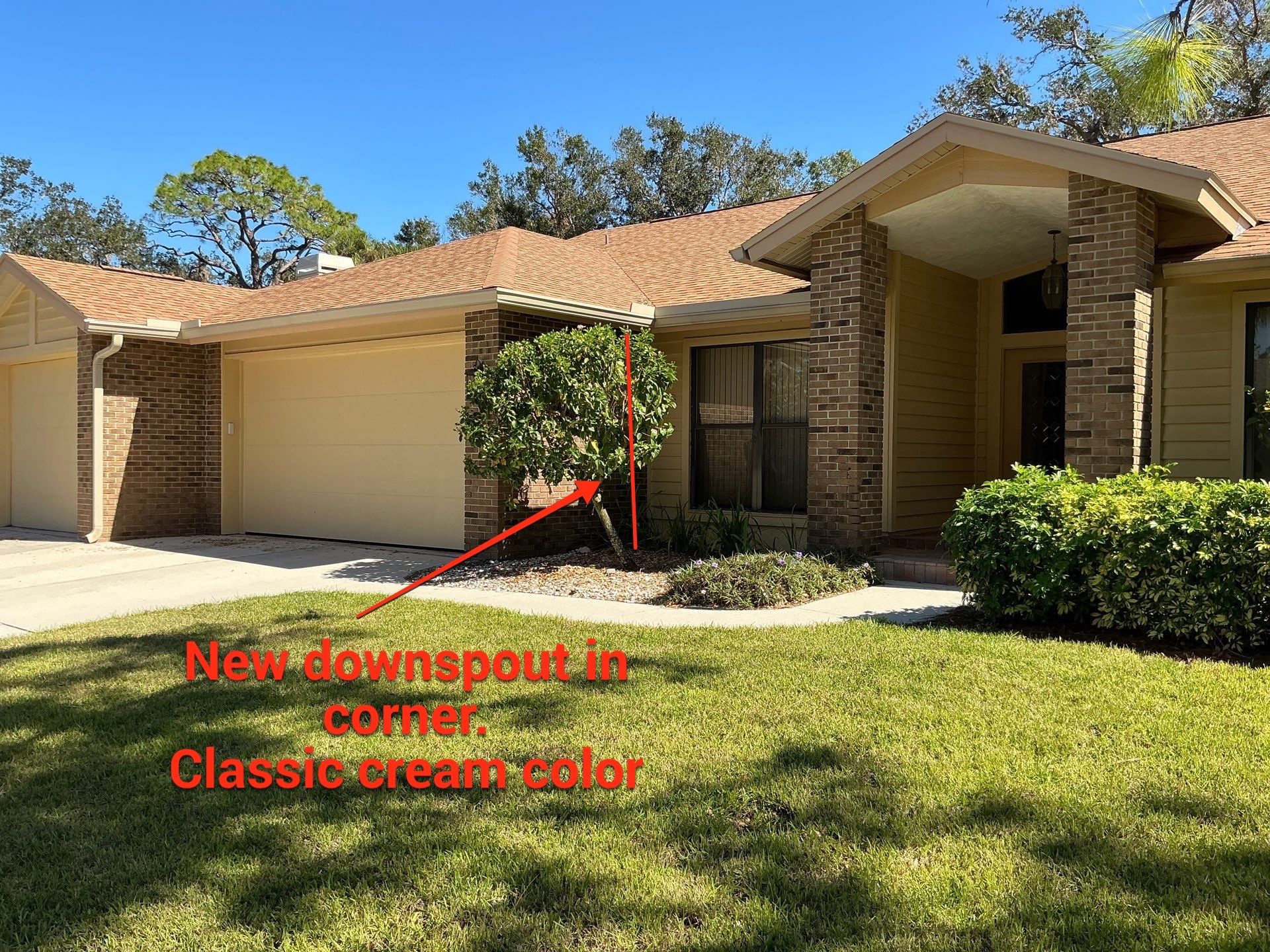 Gutter Guard Installation + New Downspouts in Sarasota FL by Gutter Professors