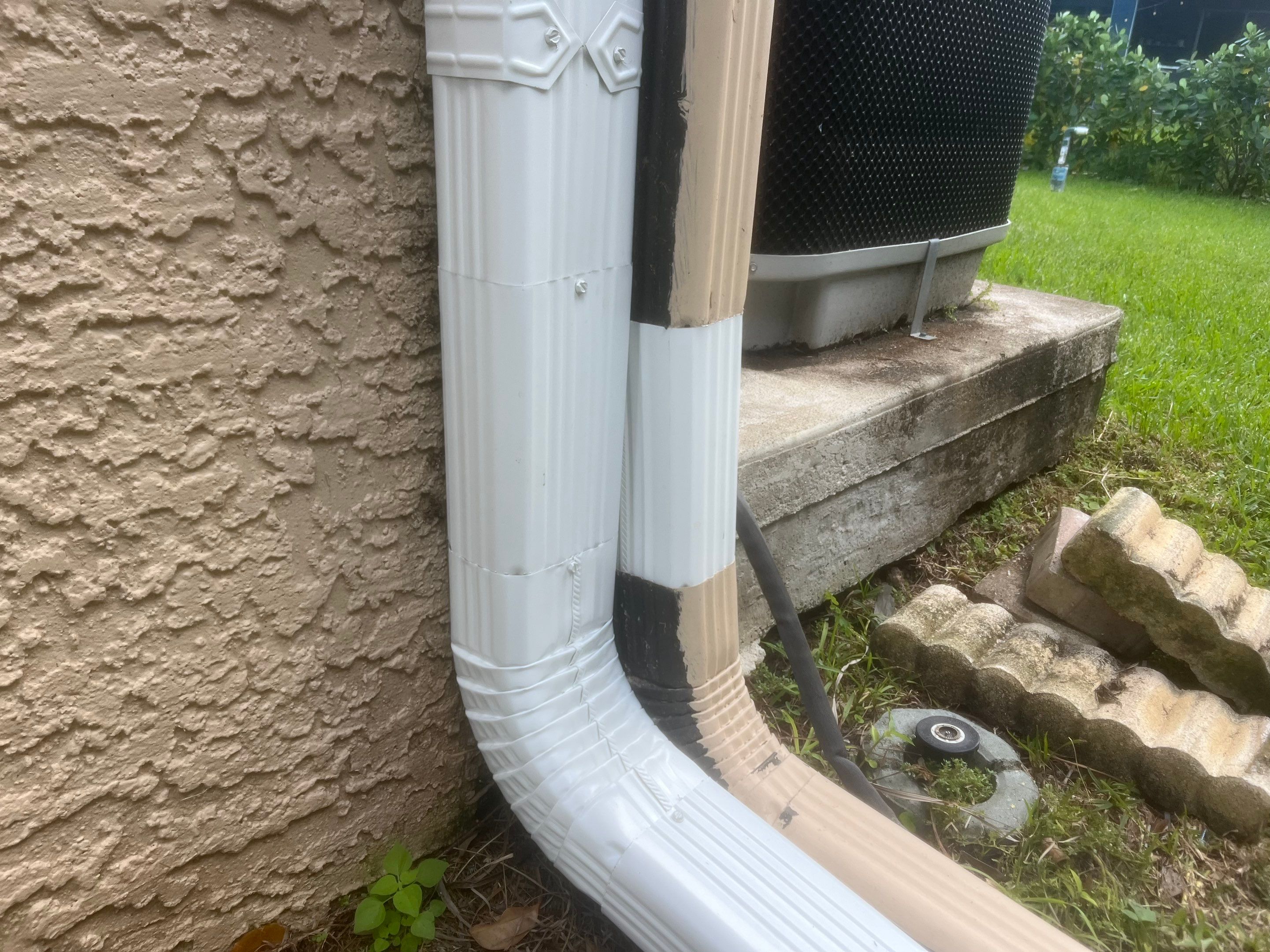 Downspout Extensions for Cape Coral Homes  by Gutter Professors