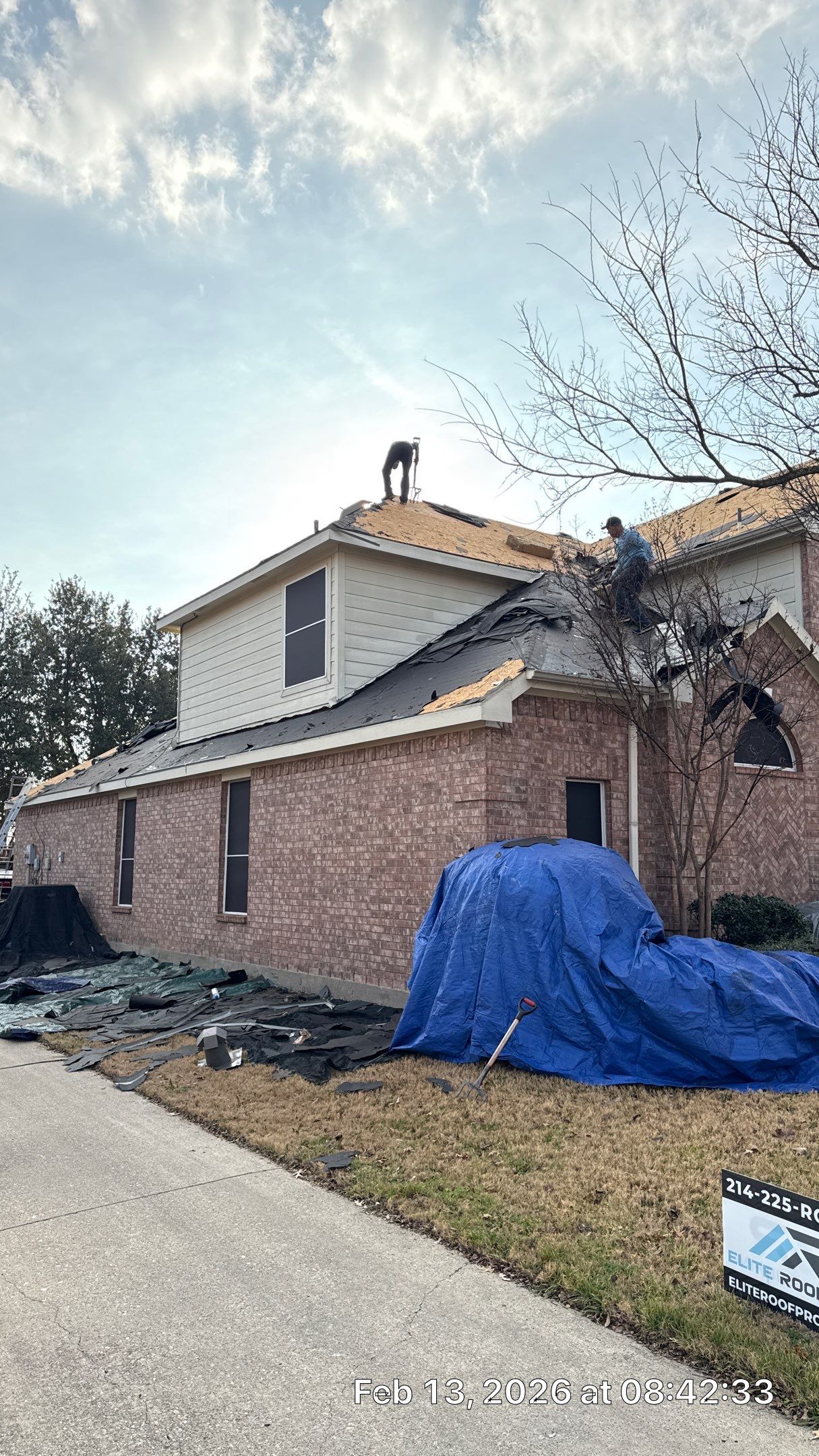 Residential Roof Replacement using IKO CAMBRIDGE DUAL BLACK by Elite Roofing LLC