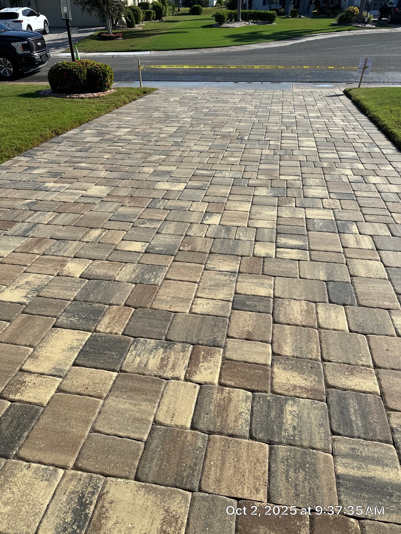 Driveway and Walkway Paver Cleaning and Sealing in Sun City Center by Supreme Paver Experts