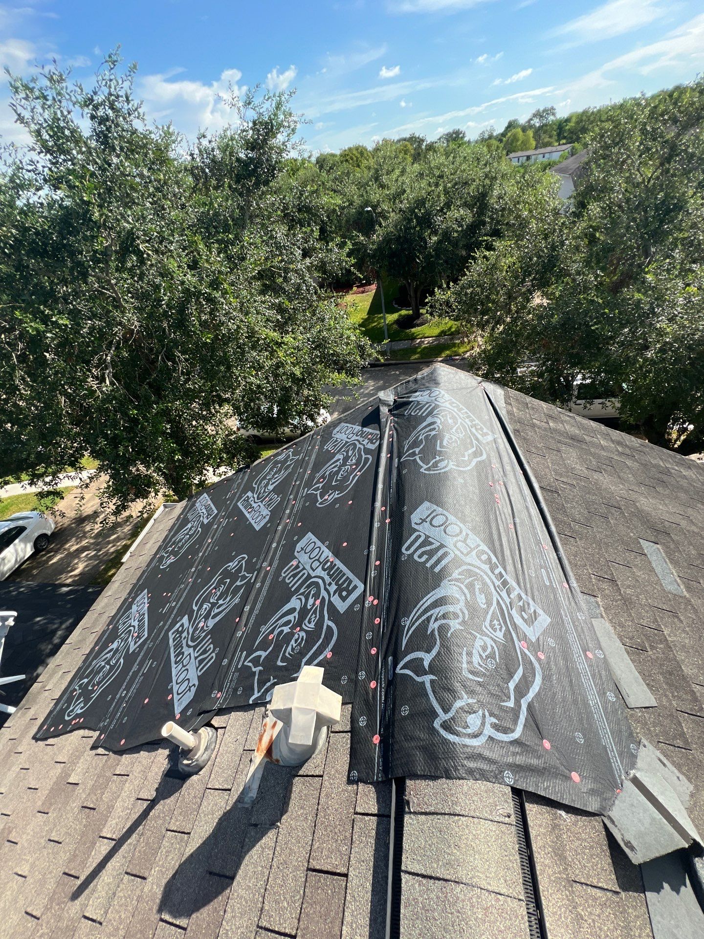 Residential Roofing Repair using Owen's Corning Duration (Lifetime) Shingles by Roof Repair Company