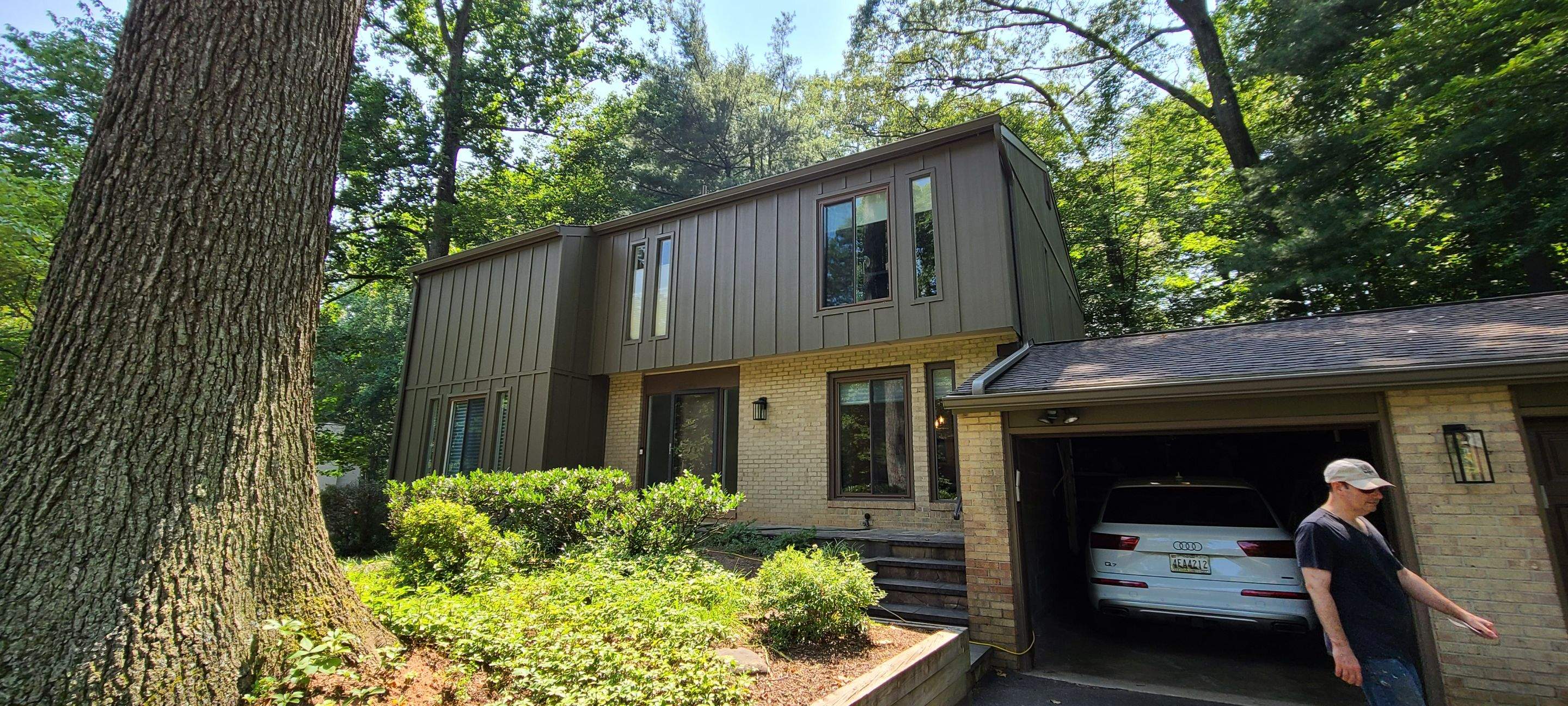 James Hardie Board and Batten Siding and ProVia entry door by Window Depot of Annapolis