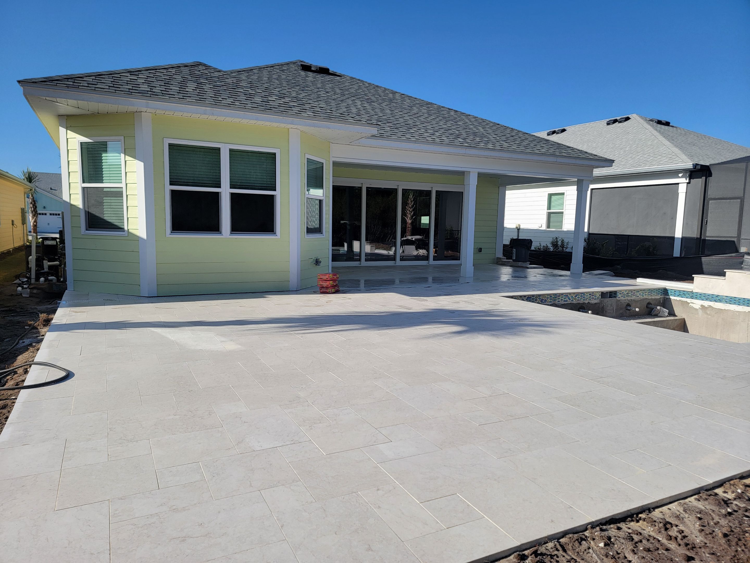 Patio Cover using Colorbeam by Titan Sunrooms