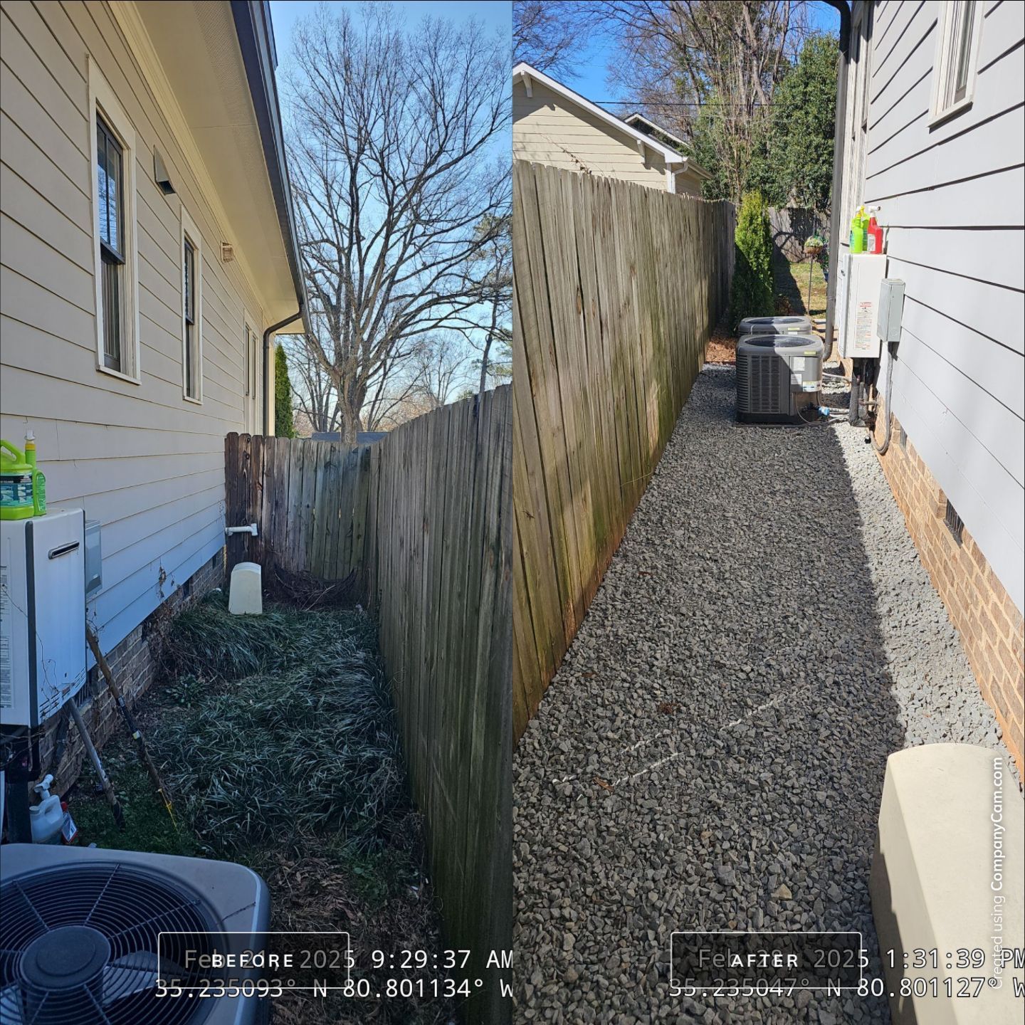 Residential Landscape Project by Carolina-Metro Landscape, Inc
