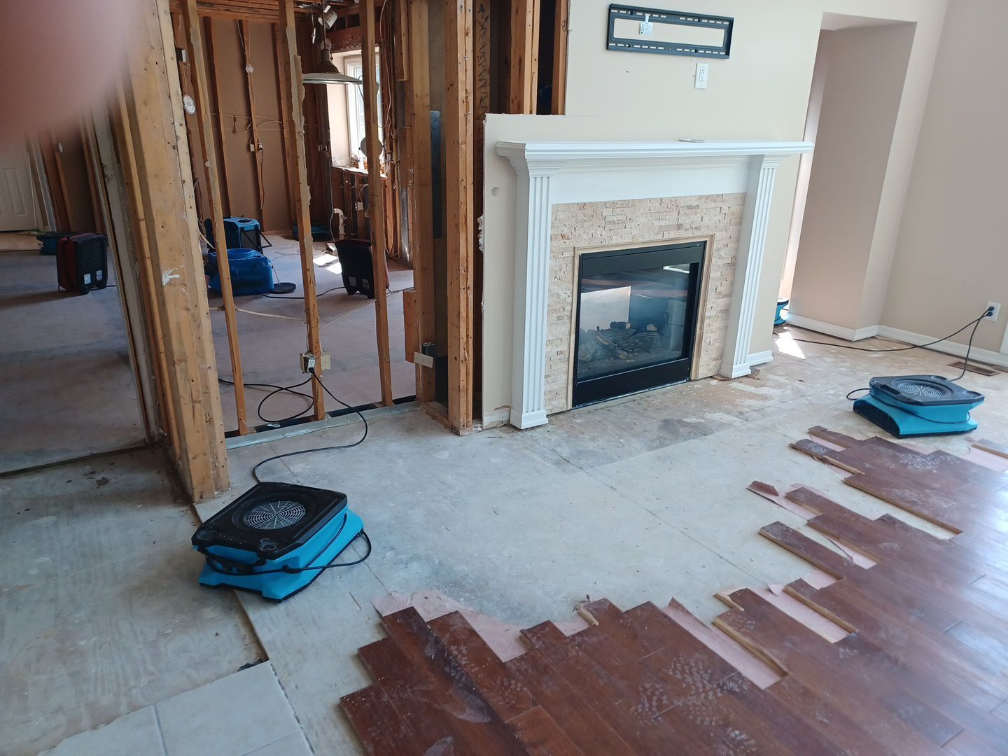 Project in Canton by EzDry Water Mitigation & Property Restoration