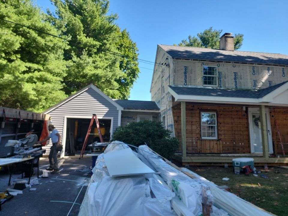 Exterior remodeling in Needham, MA by UBrothers Construction