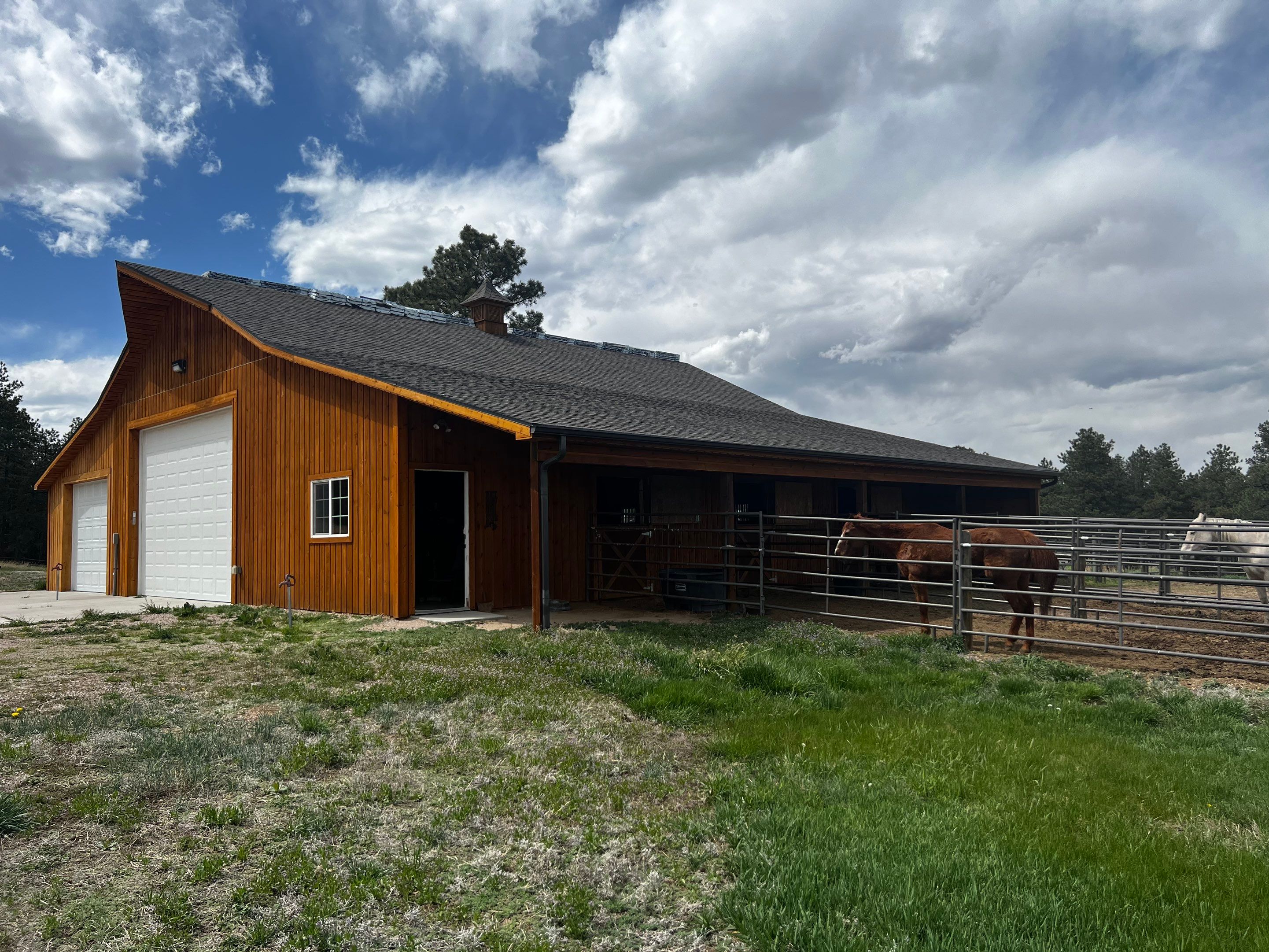 Residential Roofing Installation using Atlas Pinnacle Impact Weathered Wood by Blue Peaks Roofing LLC 