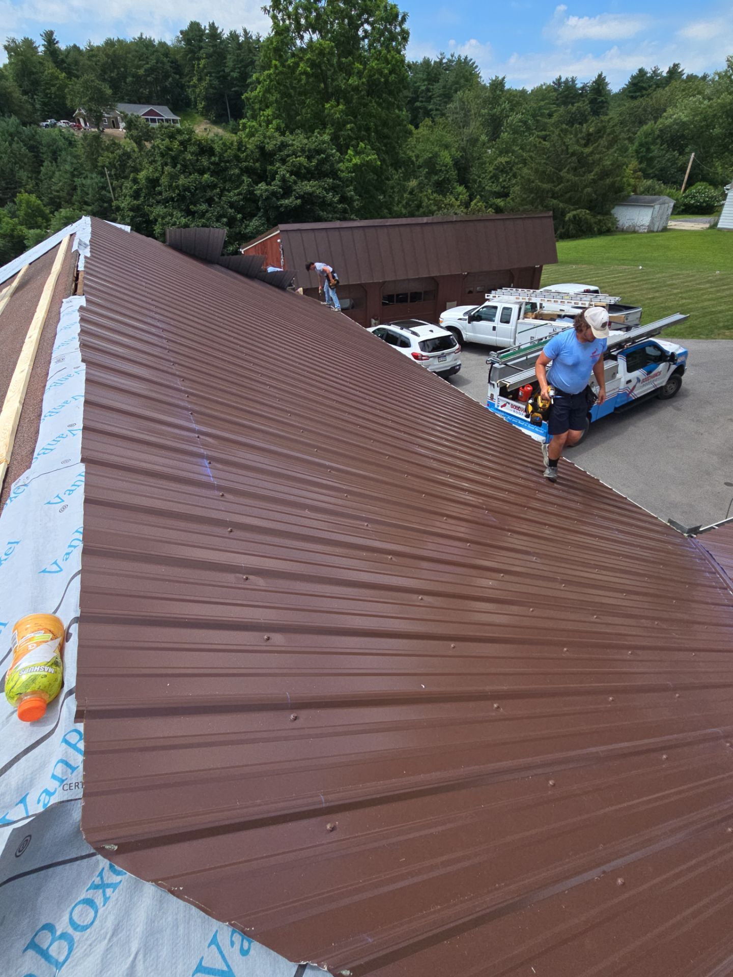 Pam and Bill Full Metal Roof Installation by Good Hands Roofing