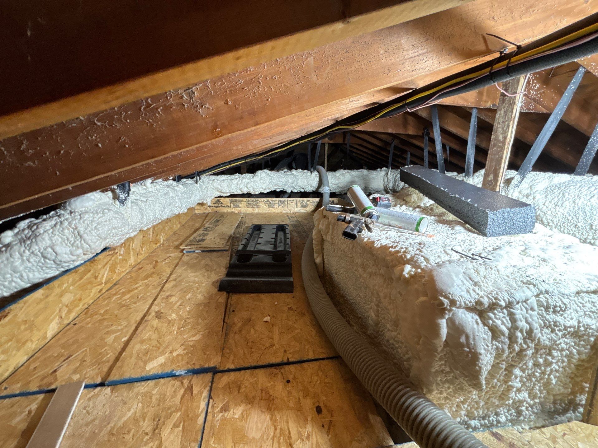 Attic insulation and access upgrade in Steubenville, OH by Home Environment Solutions