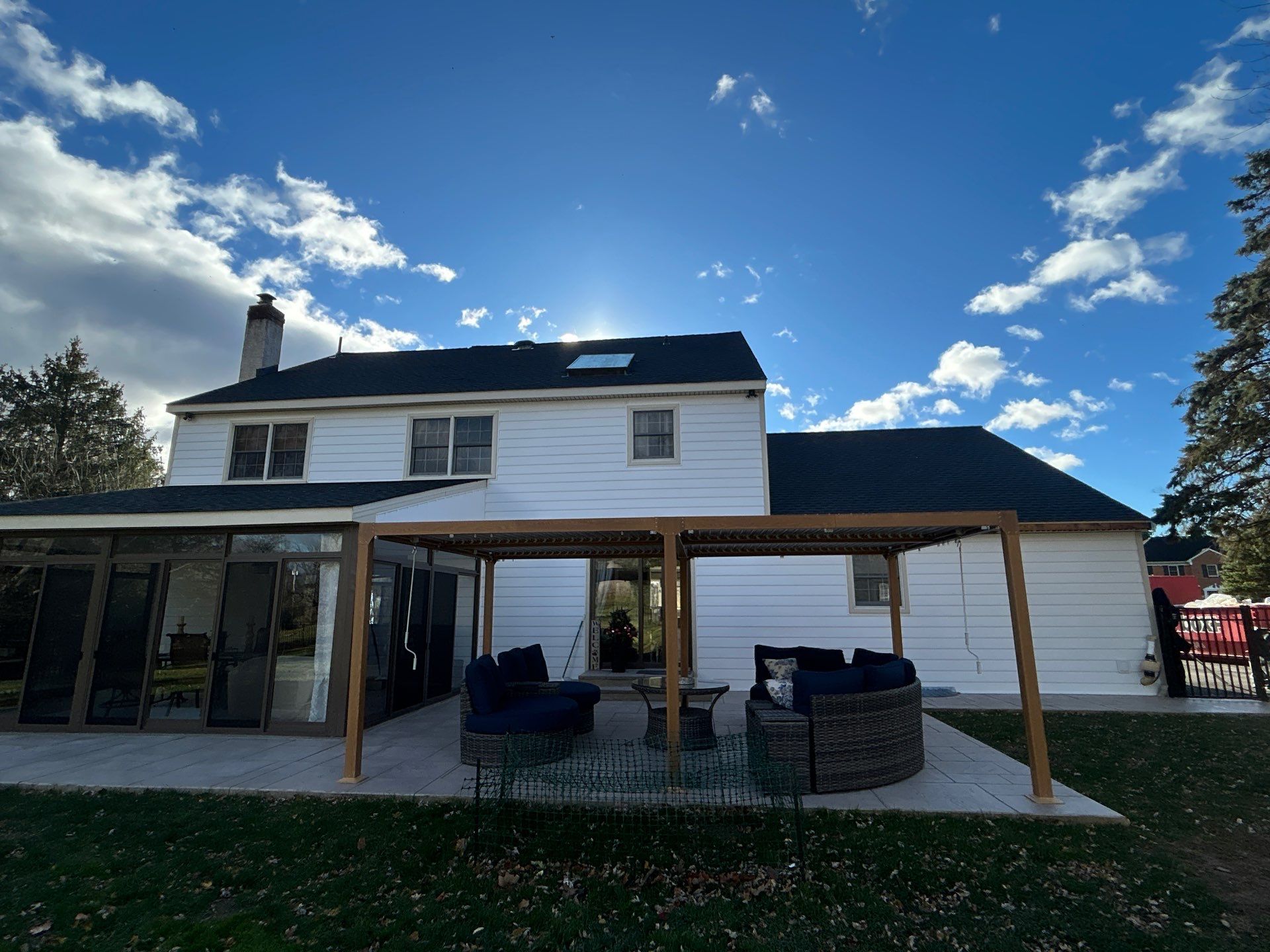 Full Exterior Renovation with GAF Roofing System in North Wales by North Star Roofing