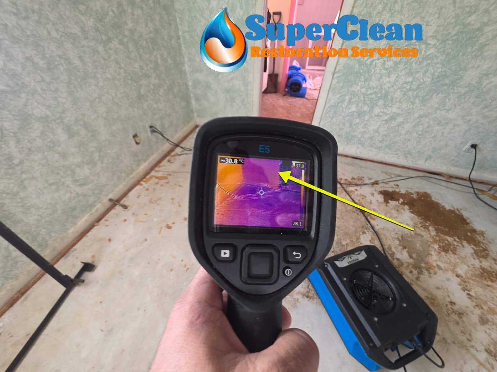 Water Damage Restoration and Structural Drying in Palm Beach Gardens by SuperClean