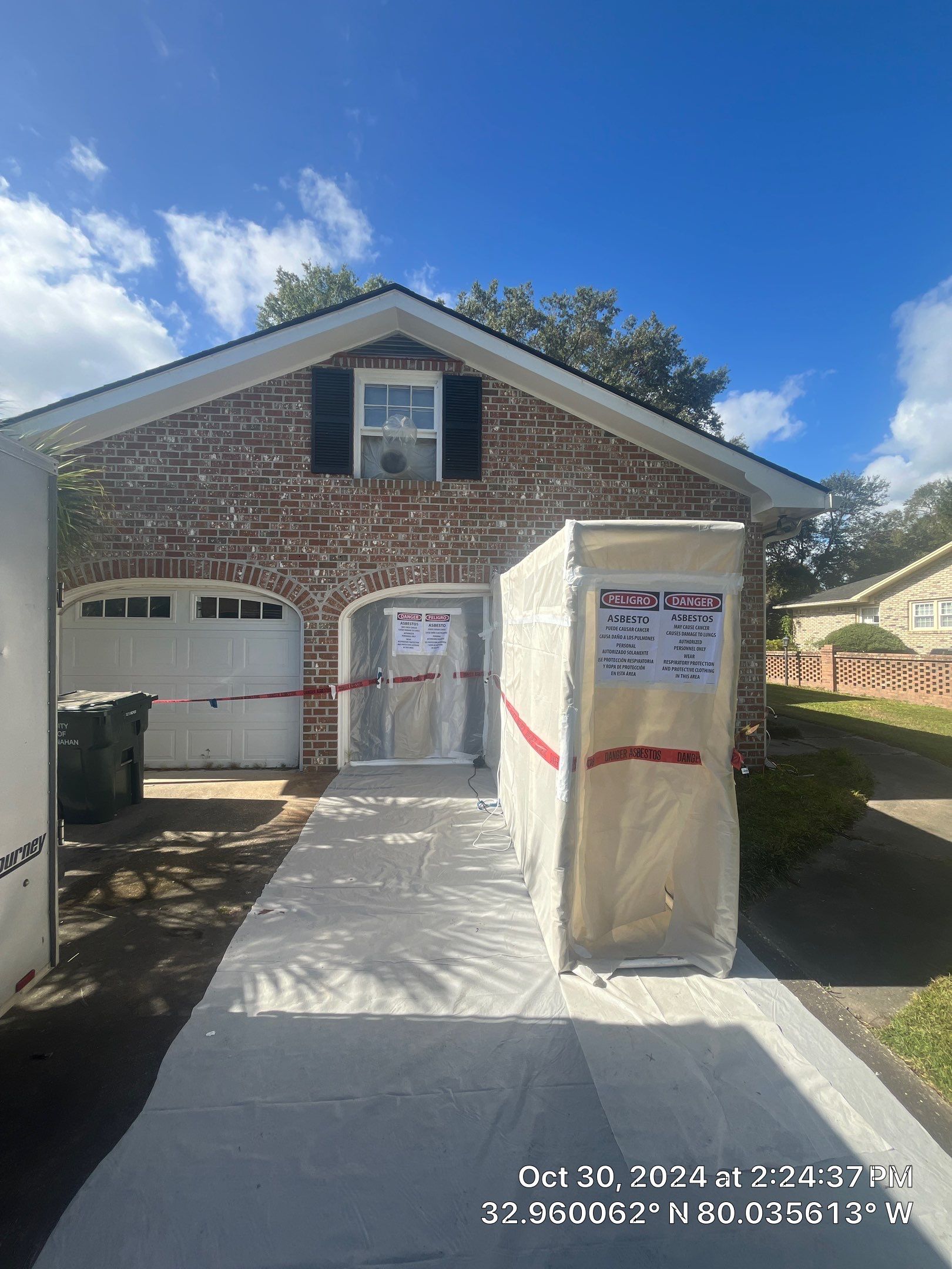 Residential Abatement plus Mold Remediation by EAS Environmental, LLC.