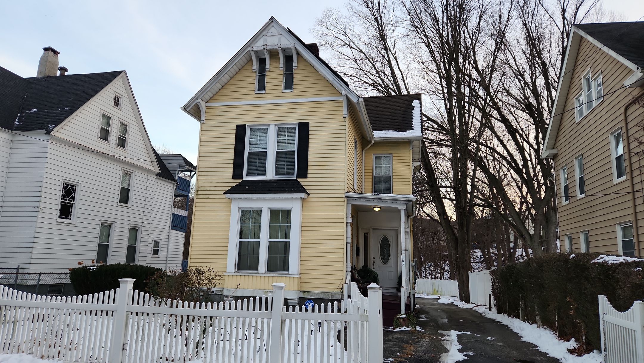 Siding & Stone Transformation with Cert. Monogram D/4 x 12'6" clapboard, Sterling Gray & Stone Facade, Glacier Bay by DiGiorgi Roofing and Siding Inc