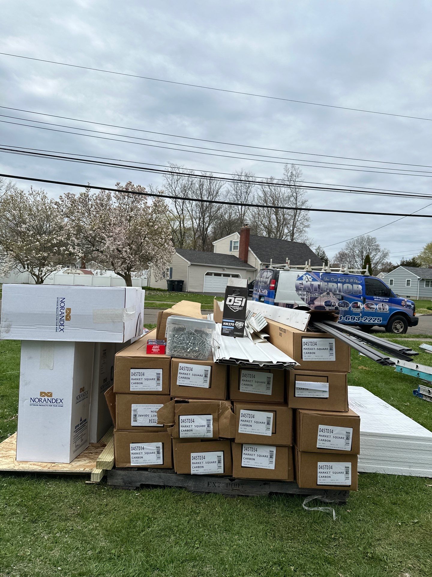 Siding Installation using Royal Building Products Carbon by A Plus Exterior