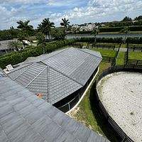 Westlake Plantation Slate Like Dark Charcoal Blend by Total Roofing System The Metal Roof Experts