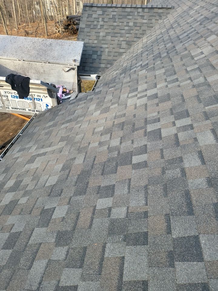 Residential Roofing Installation using Owens Corning TruDefinition Williamsburg slate by A Plus Exterior