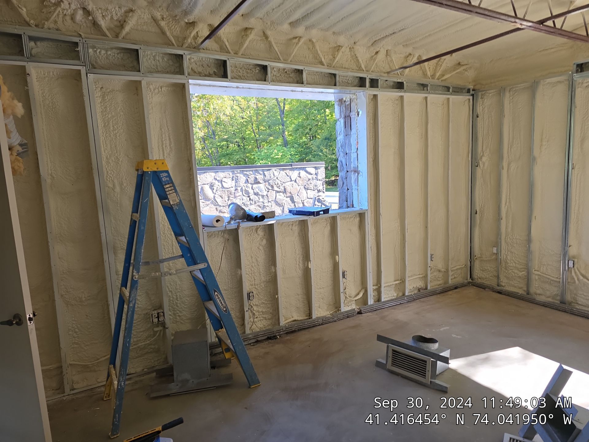 Spray Foam Insulation using Closed Cell Spray Foam by NYS Foam & Energy