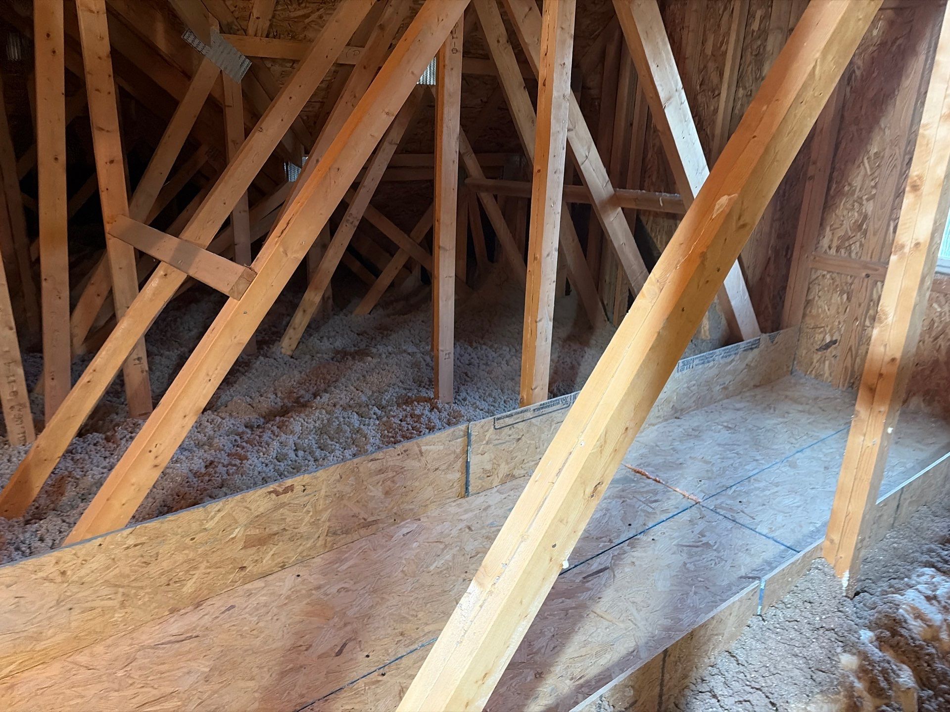 Sanitizing and Transforming a 2,100 sq ft Attic for a Better Home Performance by Home Environment Solutions